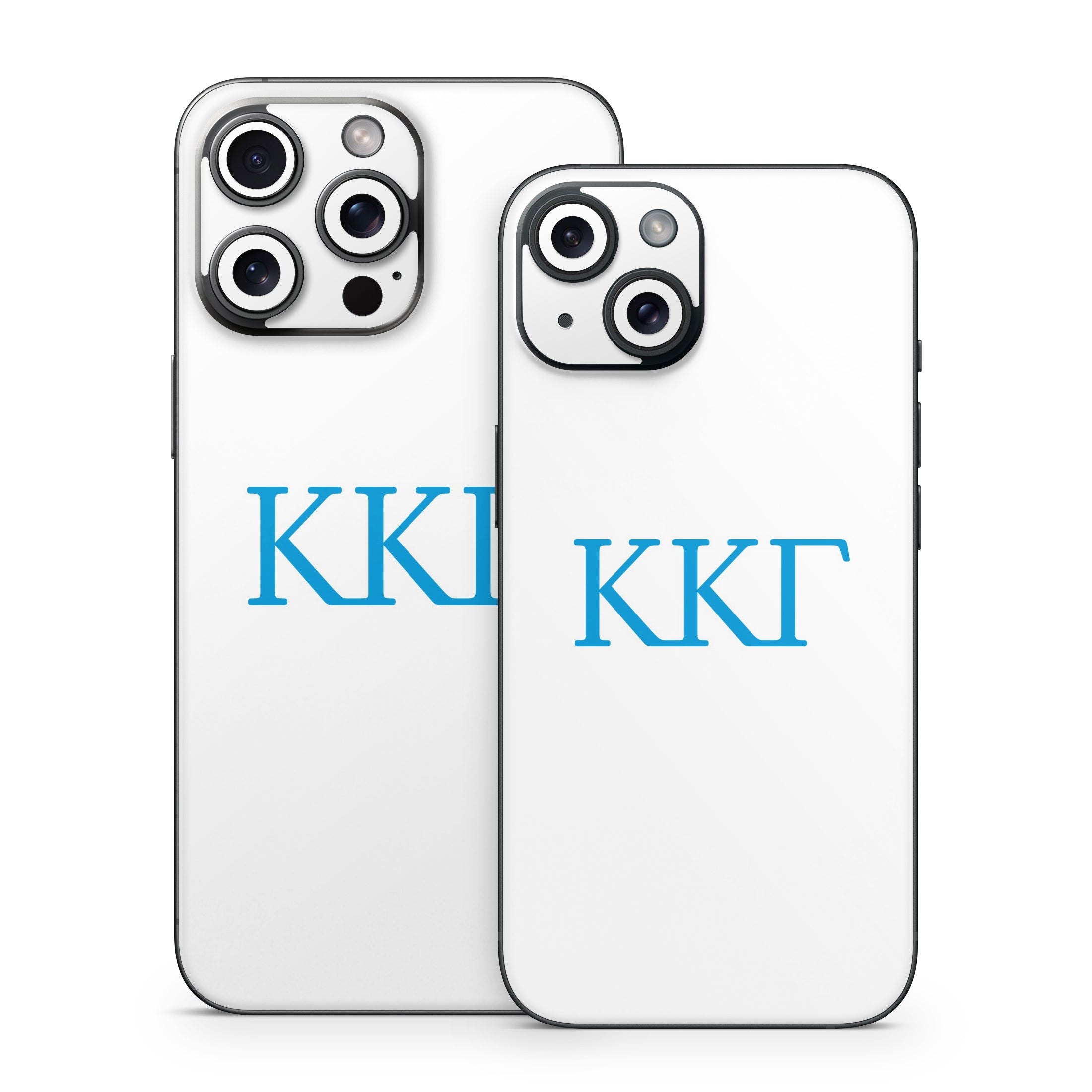 Kappa Kappa Gamma Greek Letters White - Apple iPhone 15 Skin