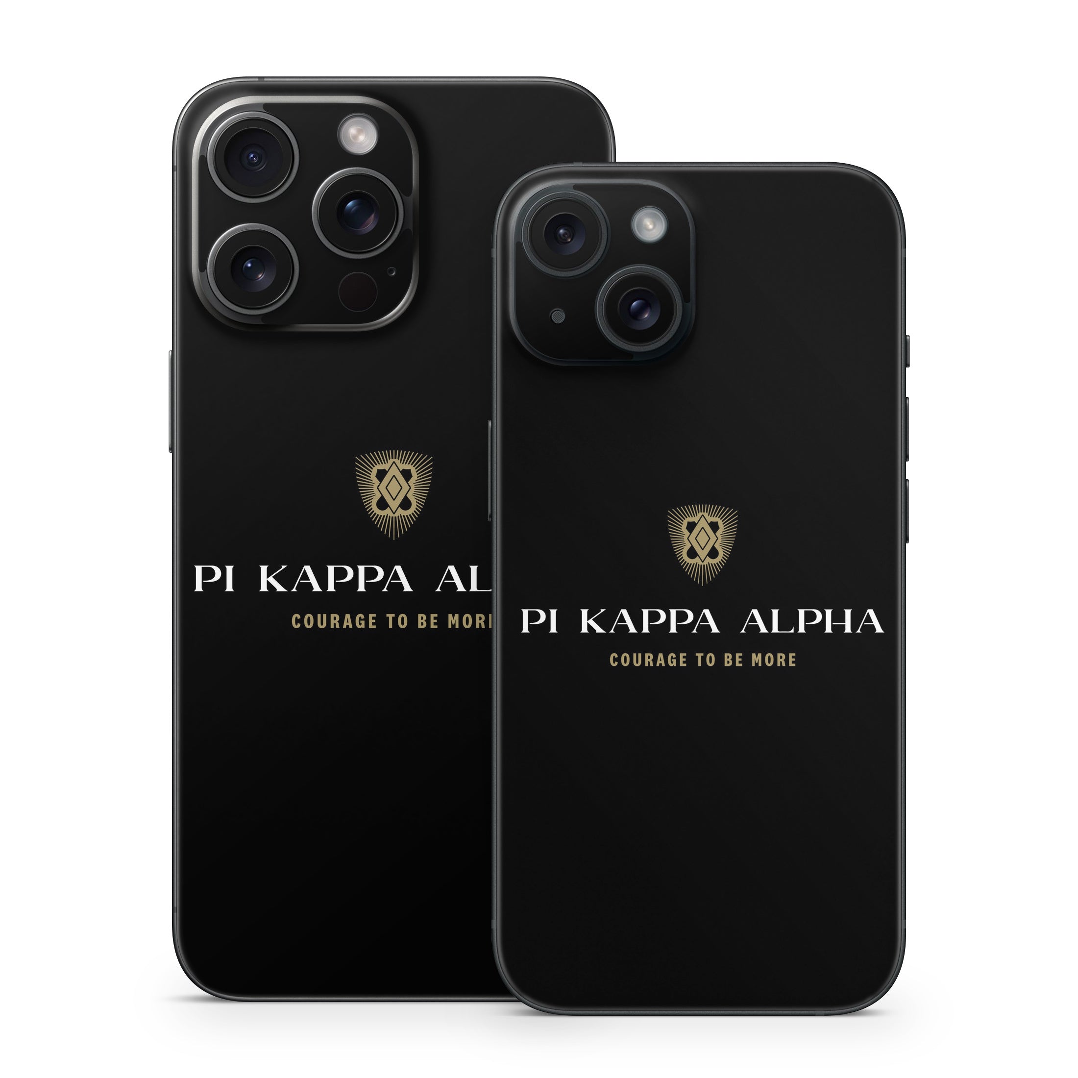 Pi Kappa Alpha Formal Logo Black - Apple iPhone 15 Skin