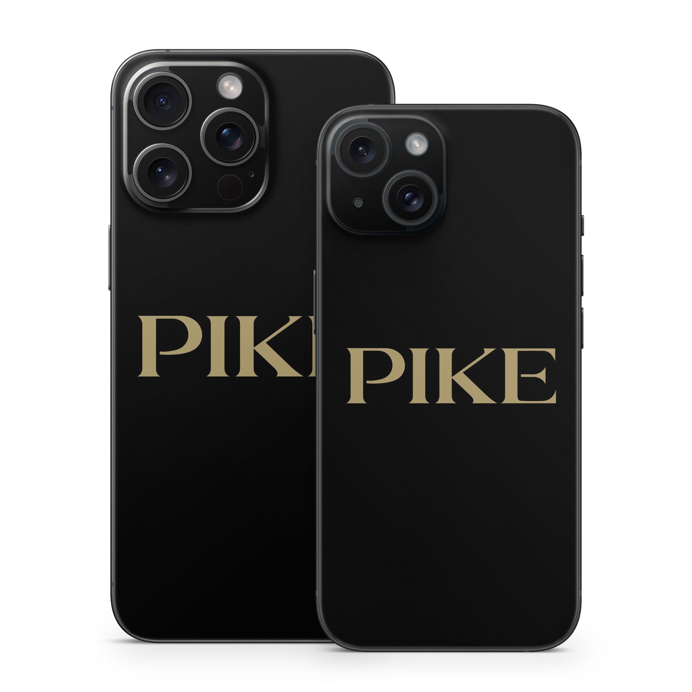 Pi Kappa Alpha PIKE Logo Black - Apple iPhone 15 Skin