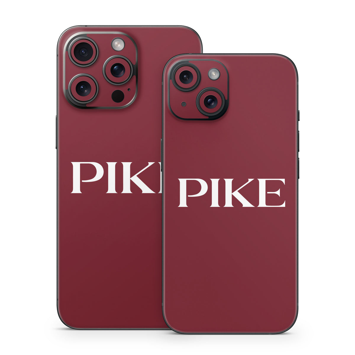 Pi Kappa Alpha PIKE Logo Garnet - Apple iPhone 15 Skin