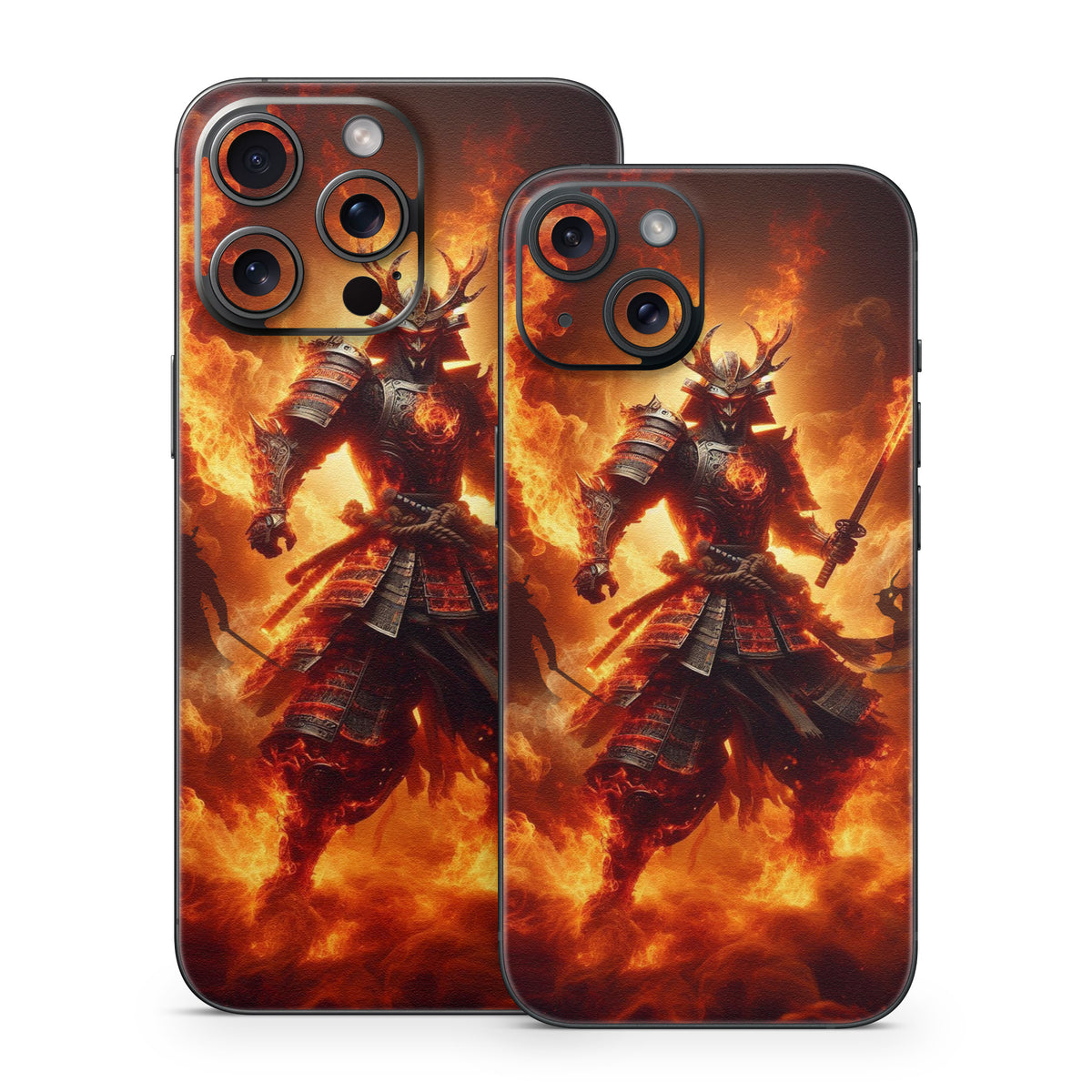 Samurai Fire - Apple iPhone 15 Skin