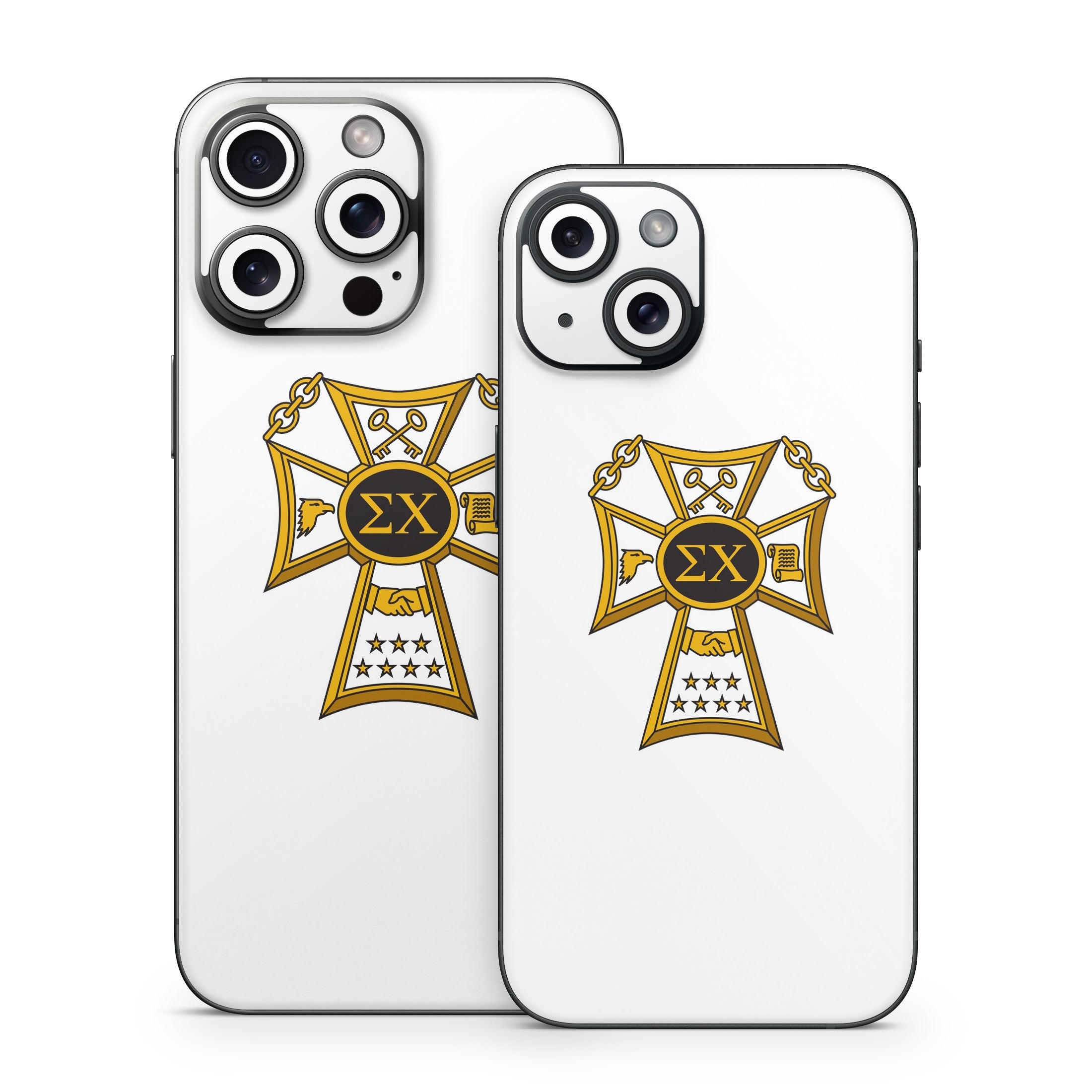 Sigma Chi Badge White - Apple iPhone 15 Skin