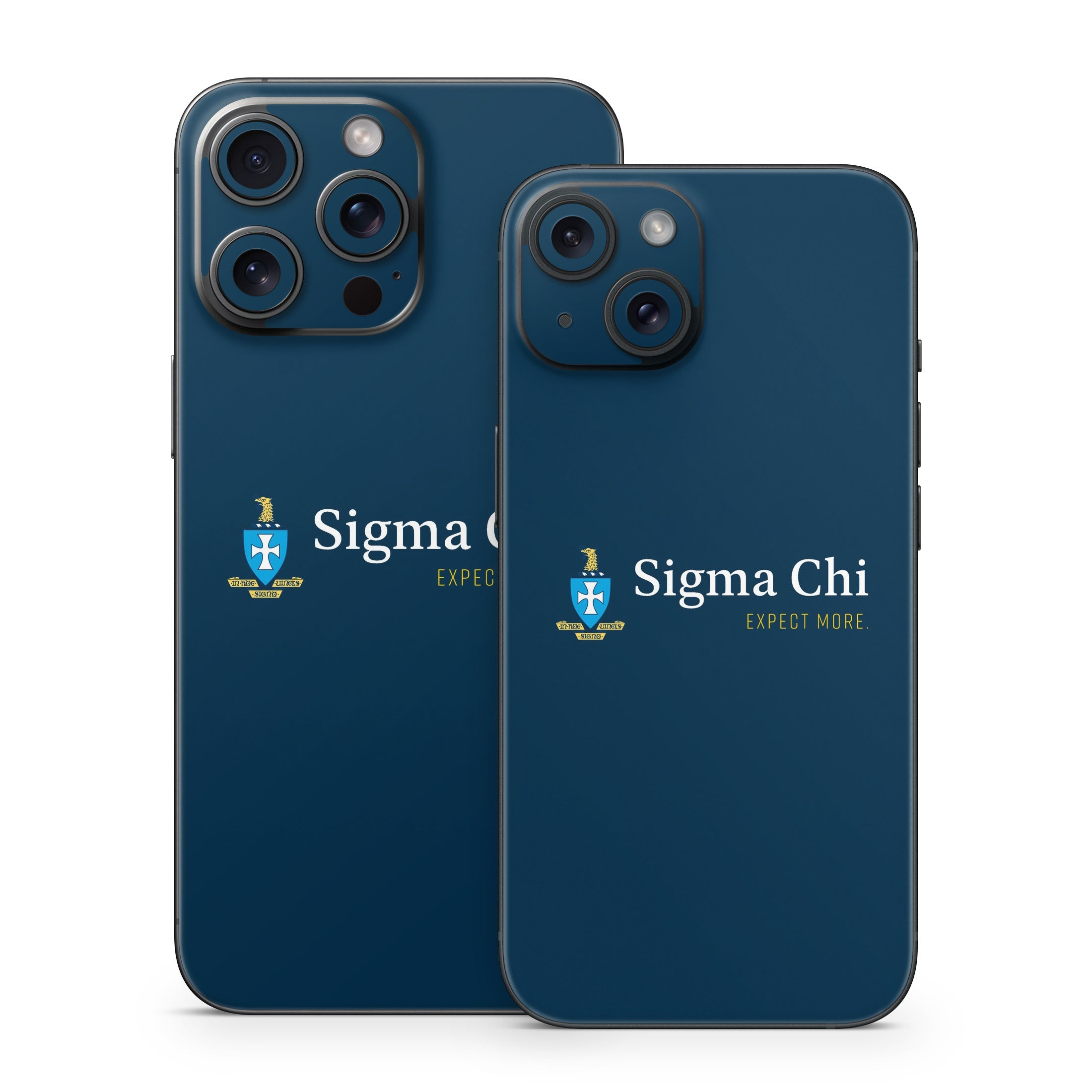 Sigma Chi Logo Navy - Apple iPhone 15 Skin