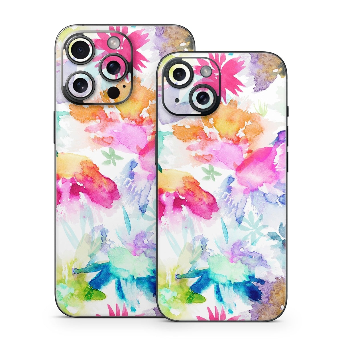 Watercolor Spring Memories - Apple iPhone 15 Skin