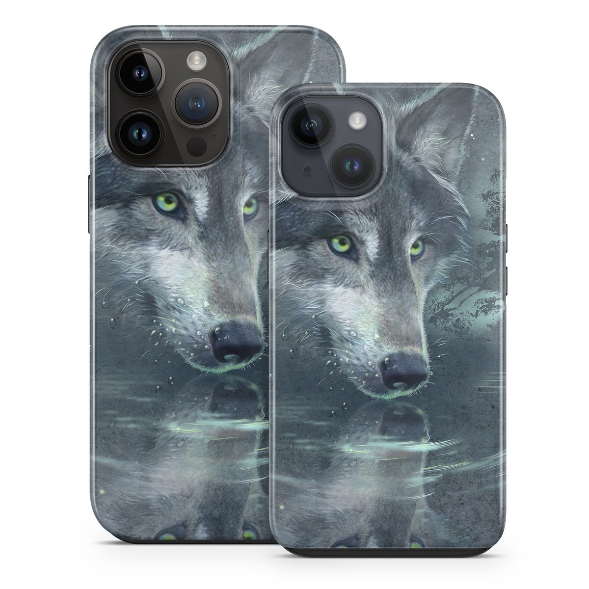 Wolf Reflection - Apple iPhone 15 Tough Case