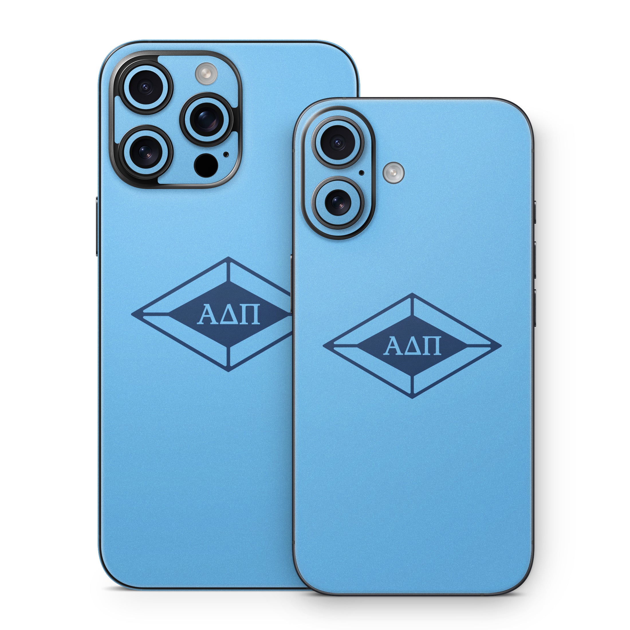 Alpha Delta Pi Diamond Letters Adelphean Blue - Apple iPhone 16 Skin