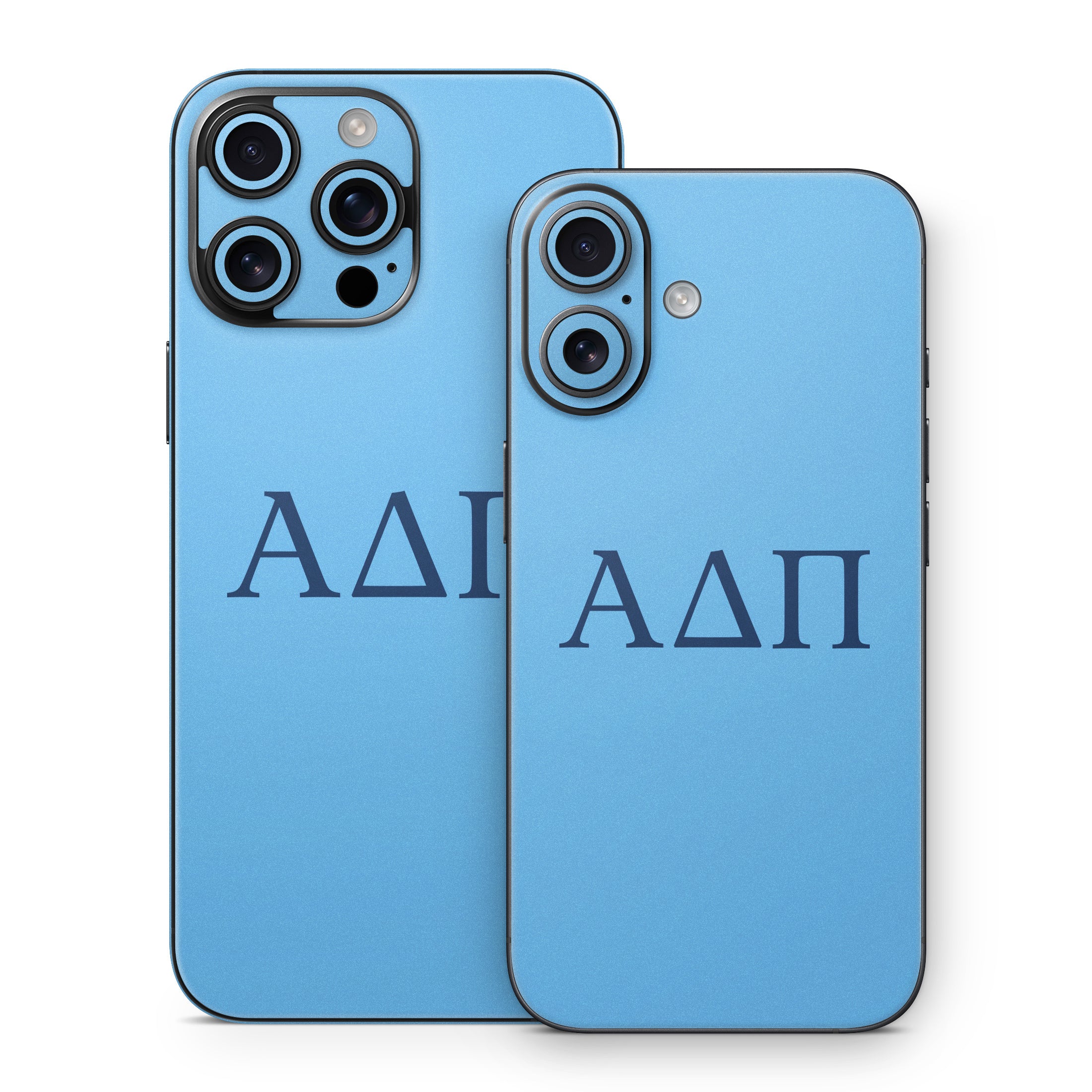 Alpha Delta Pi Greek Letters Adelphean Blue - Apple iPhone 16 Skin