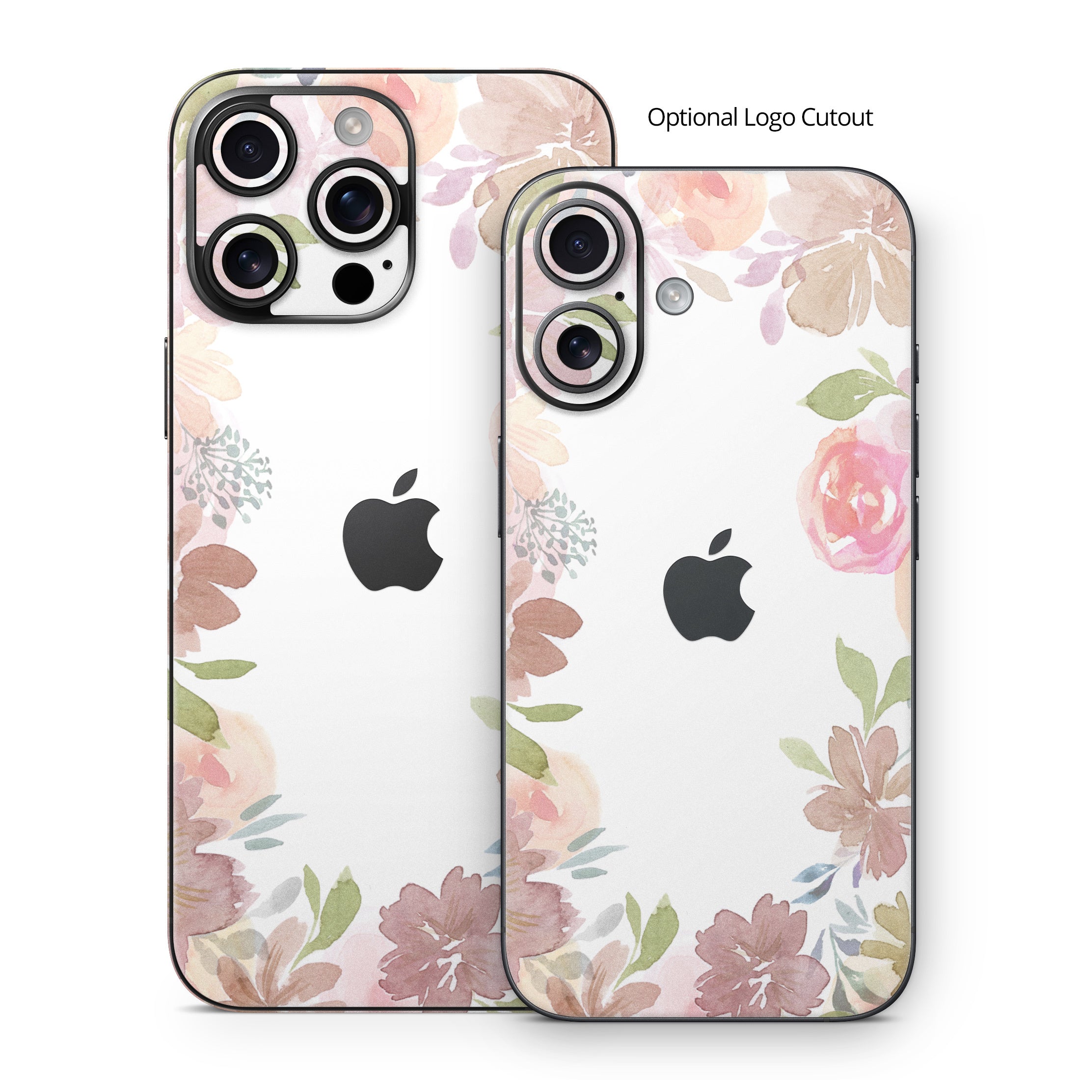Blush Flower Frame - Apple iPhone 16 Skin
