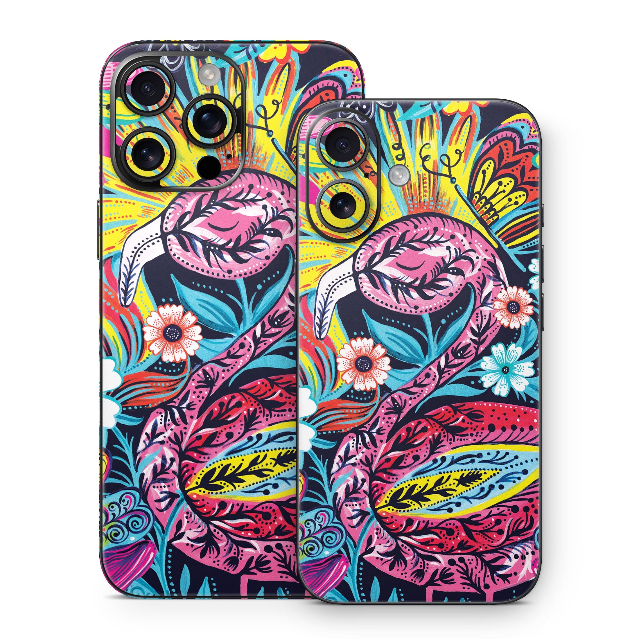 Flashy Flamingo - Apple iPhone 16 Skin