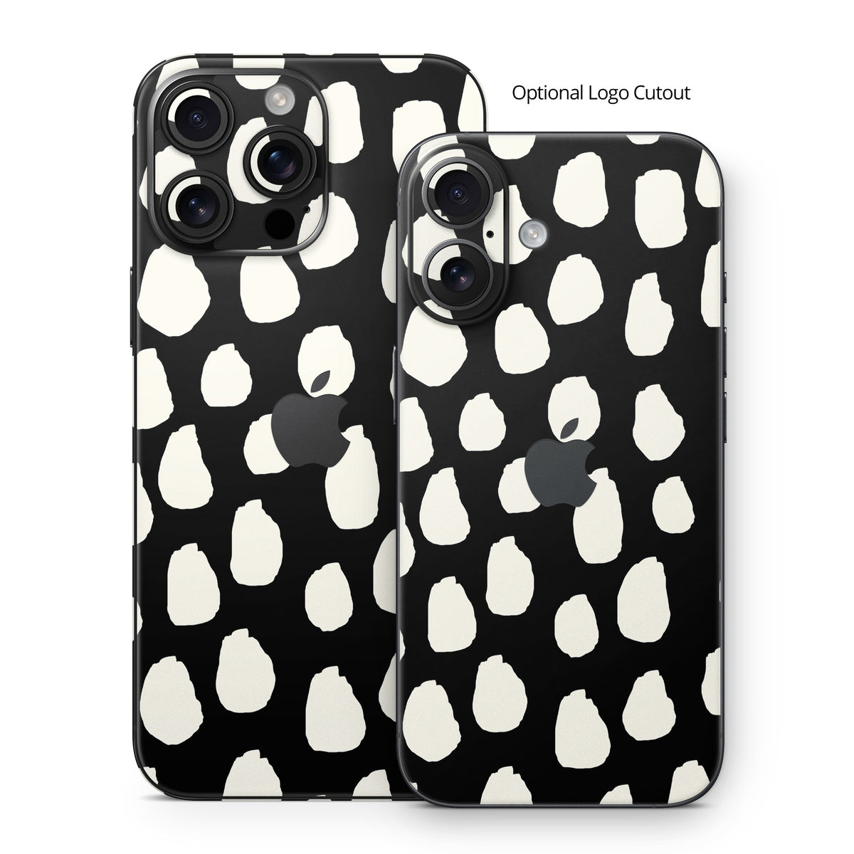 Inky Spots Black - Apple iPhone 16 Skin