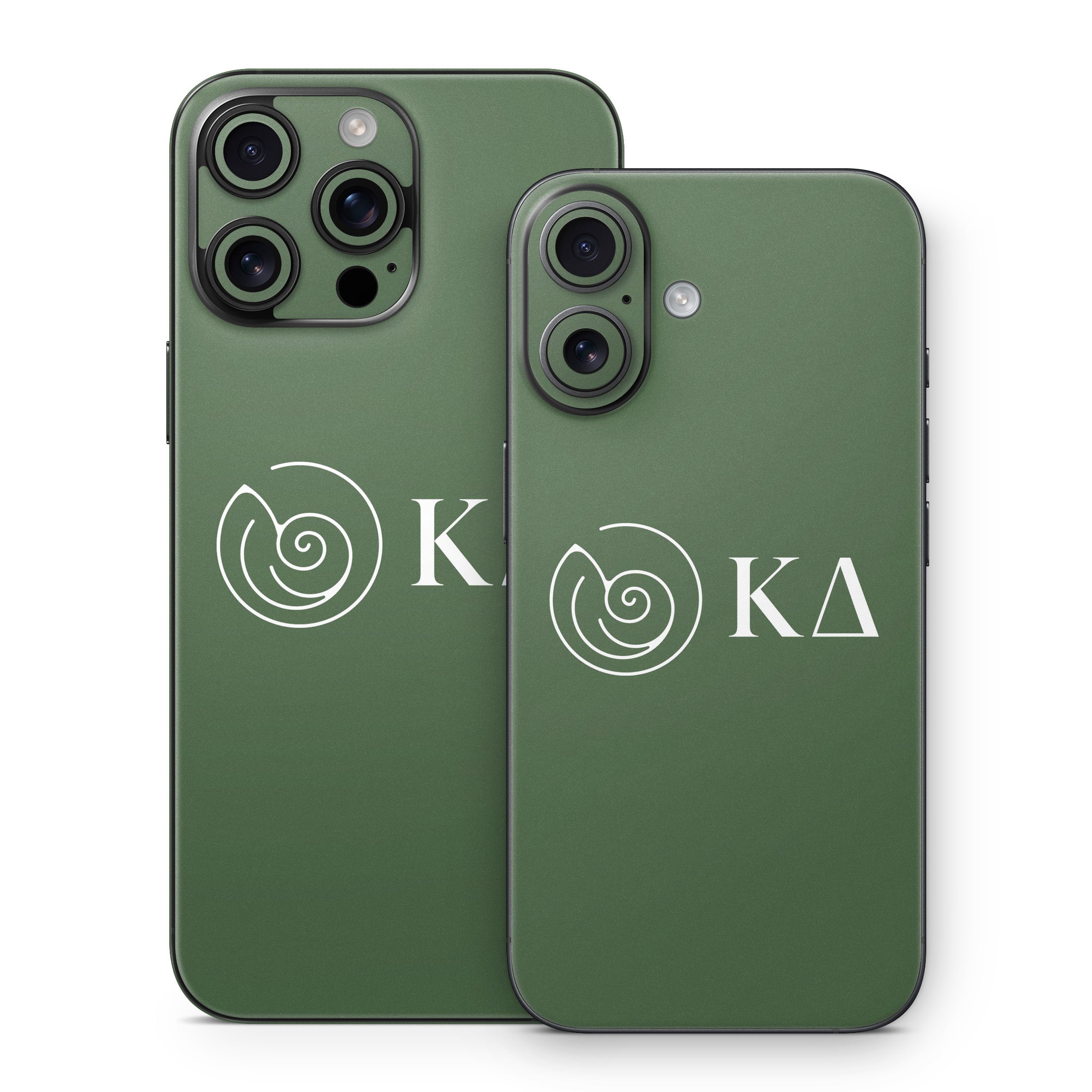 Kappa Delta Greek Letters Dark Olive - Apple iPhone 16 Skin