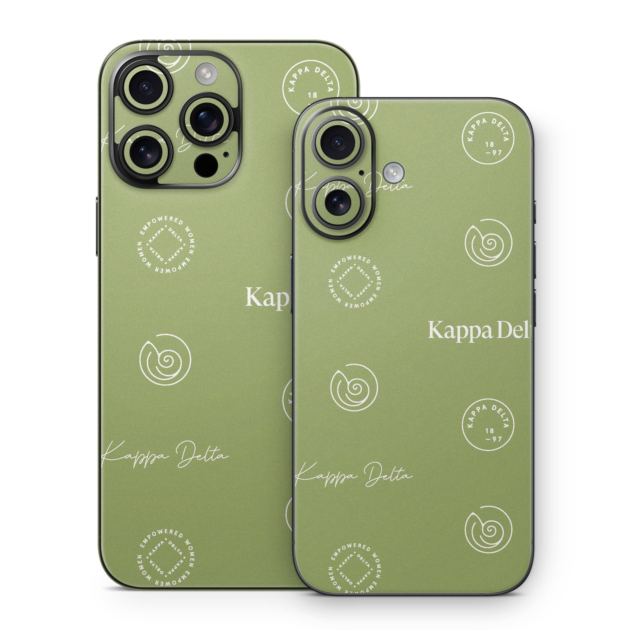 Kappa Delta Pattern - Apple iPhone 16 Skin