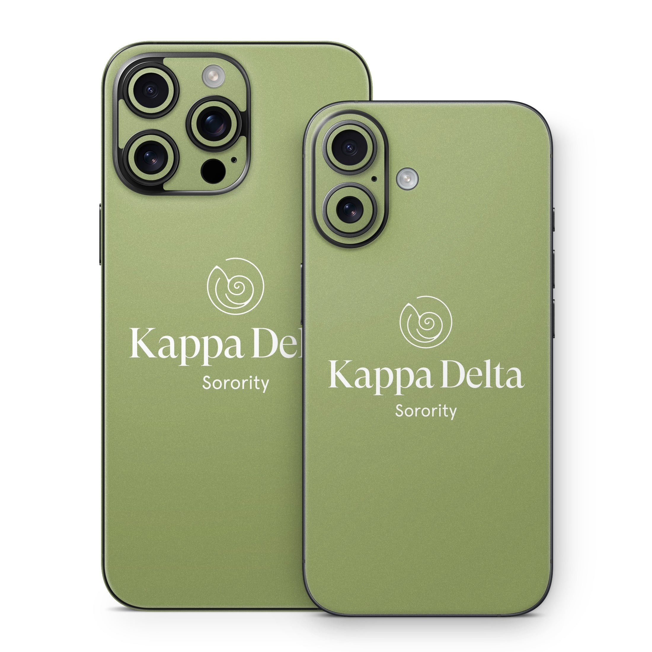 Kappa Delta Primary Logo KD Olive - Apple iPhone 16 Skin
