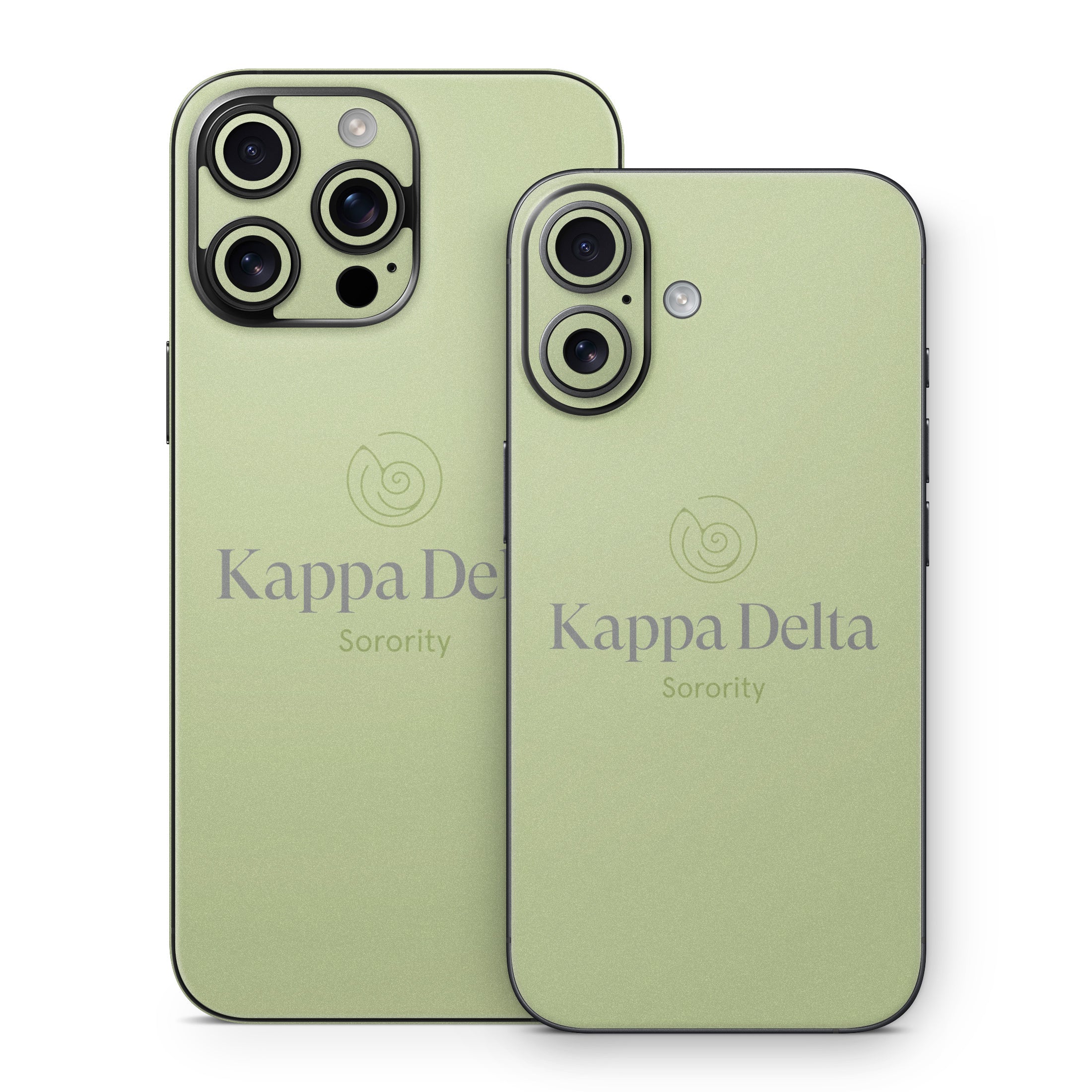 Kappa Delta Primary Logo Light Olive - Apple iPhone 16 Skin