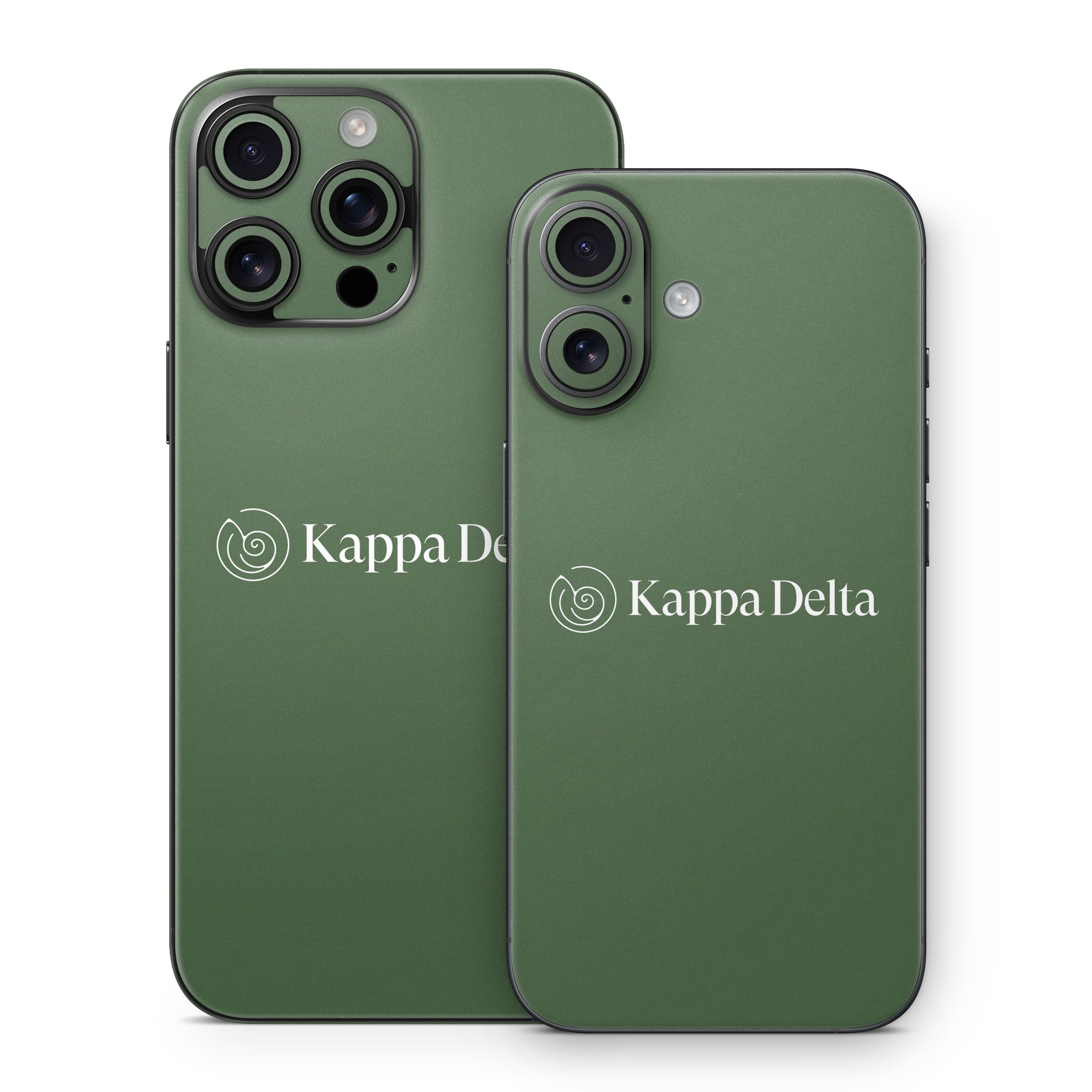 Kappa Delta Secondary Logo Dark Olive - Apple iPhone 16 Skin