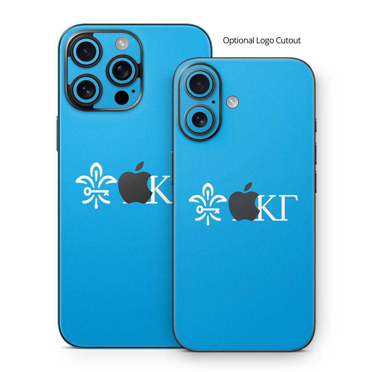 Kappa Kappa Gamma Letterkey Horizontal Gamma Blue - Apple iPhone 16 Skin