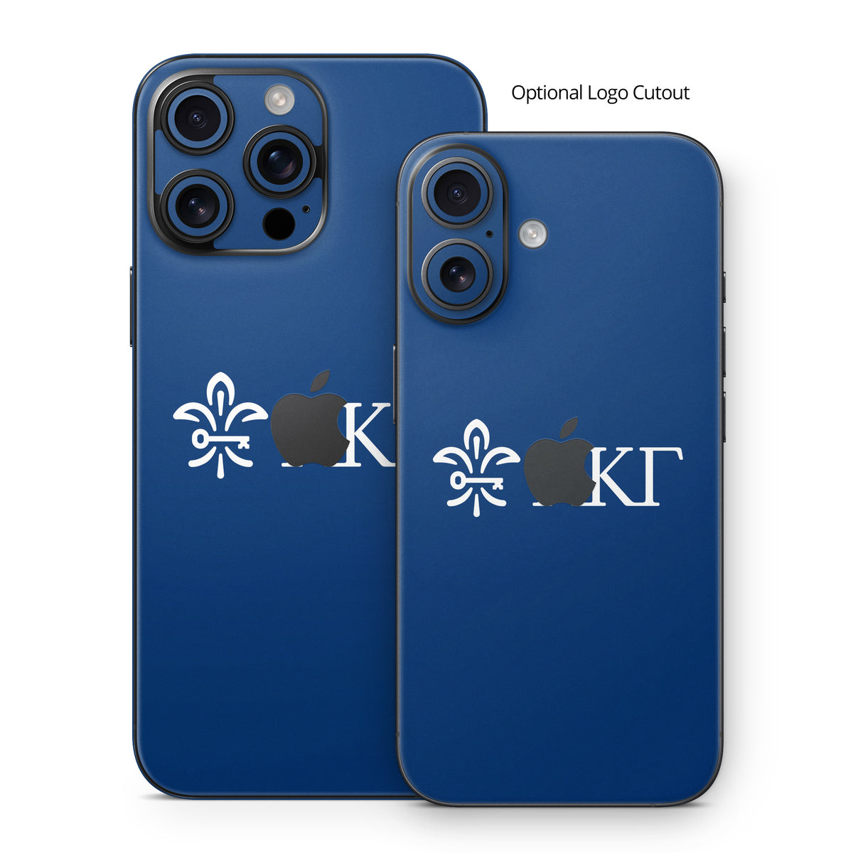Kappa Kappa Gamma Letterkey Horizontal Kappa Blue - Apple iPhone 16 Skin