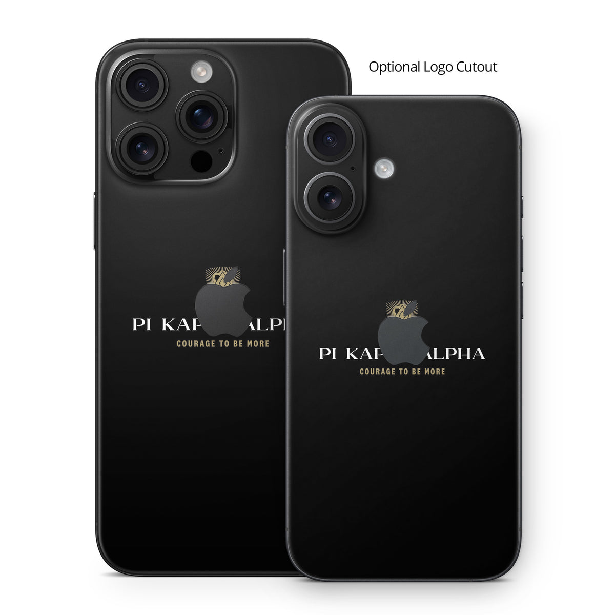 Pi Kappa Alpha Formal Logo Black - Apple iPhone 16 Skin