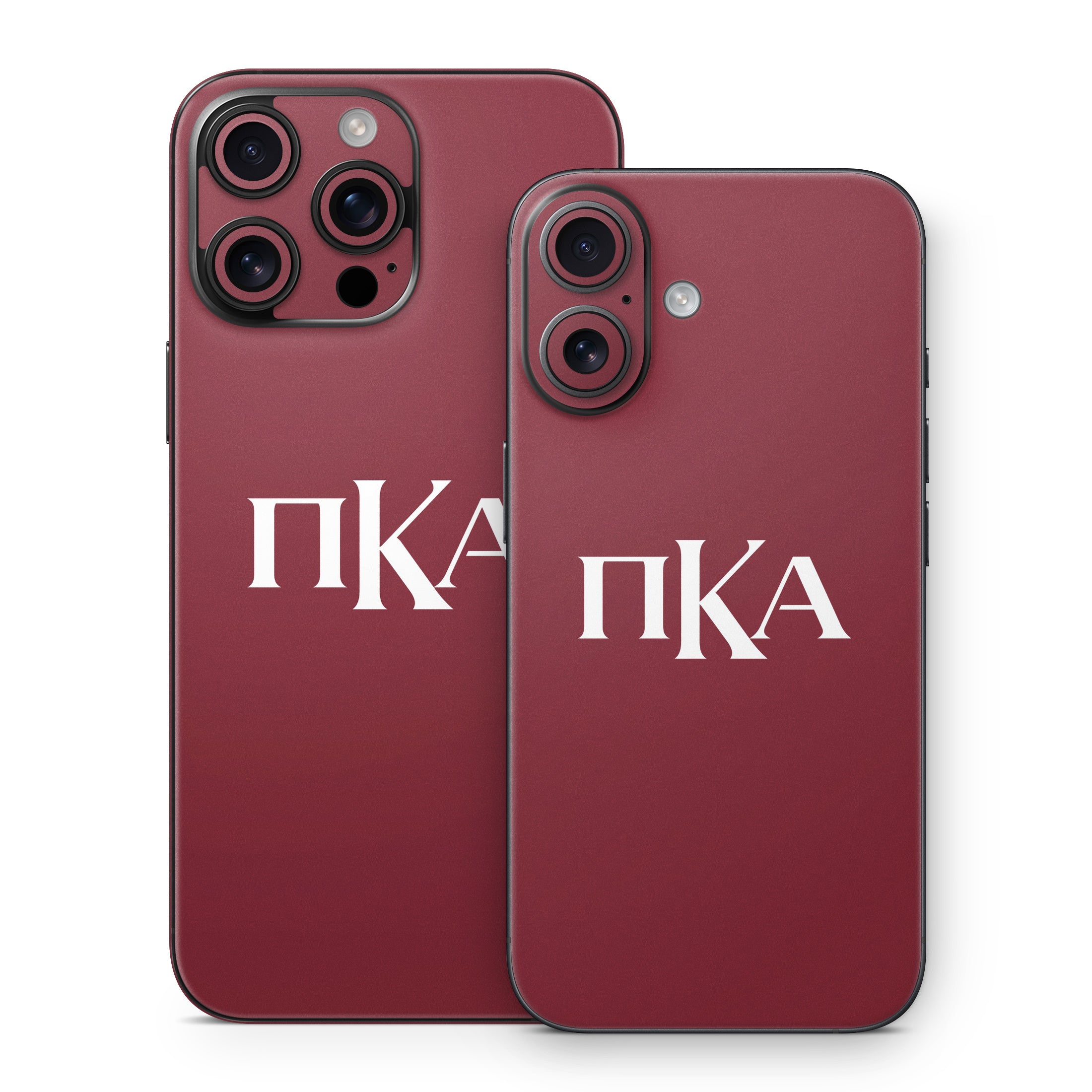 Pi Kappa Alpha Greek Letters Garnet - Apple iPhone 16 Skin
