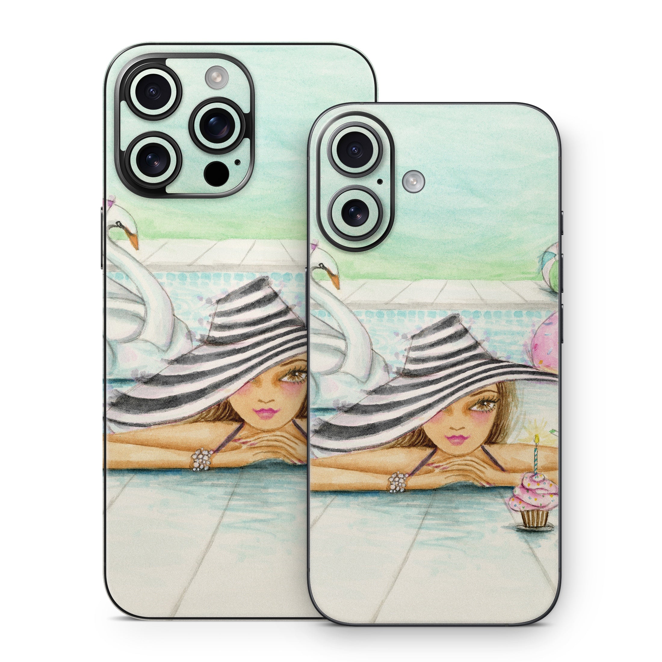 Delphine at the Pool Party - Apple iPhone 16 Skin