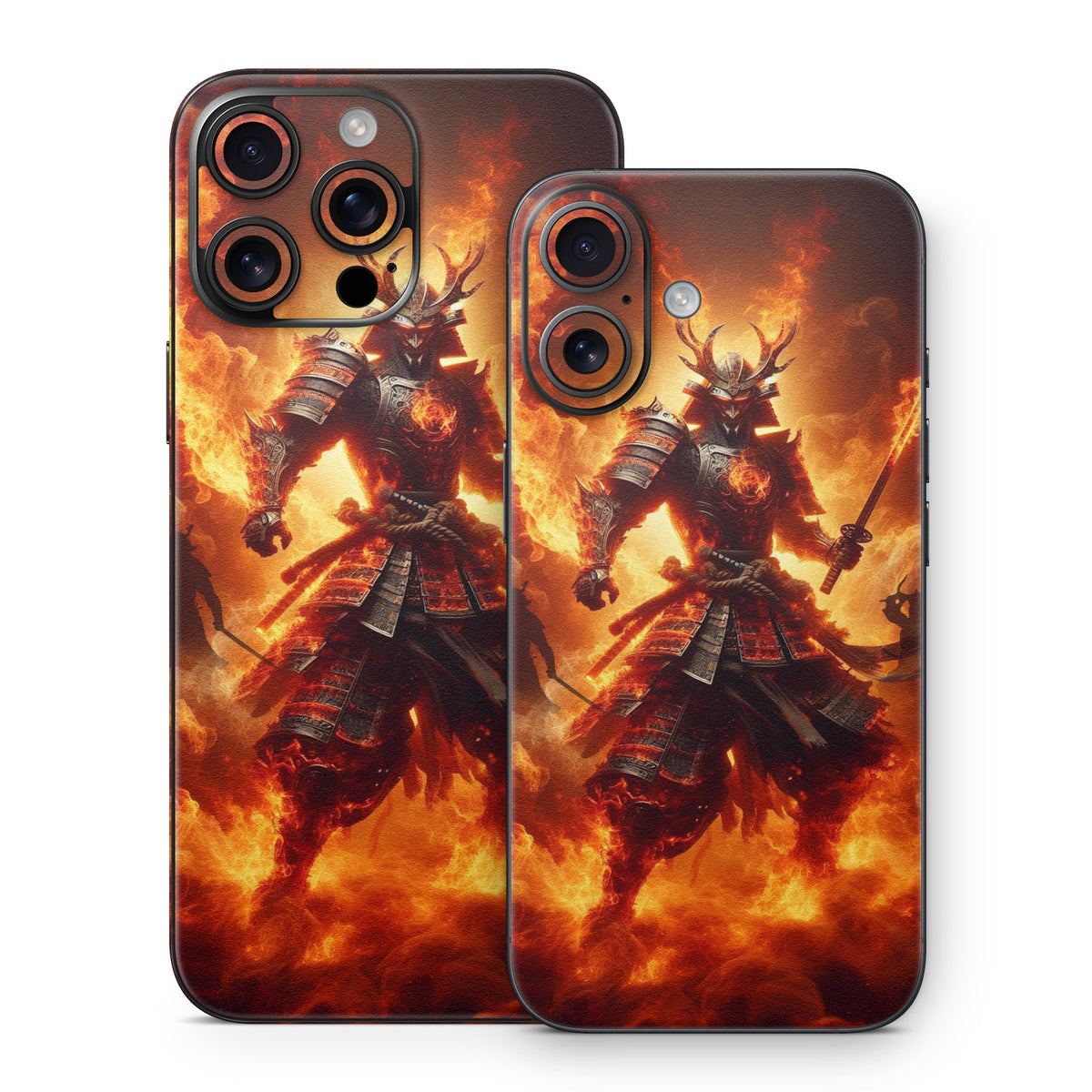 Samurai Fire - Apple iPhone 16 Skin