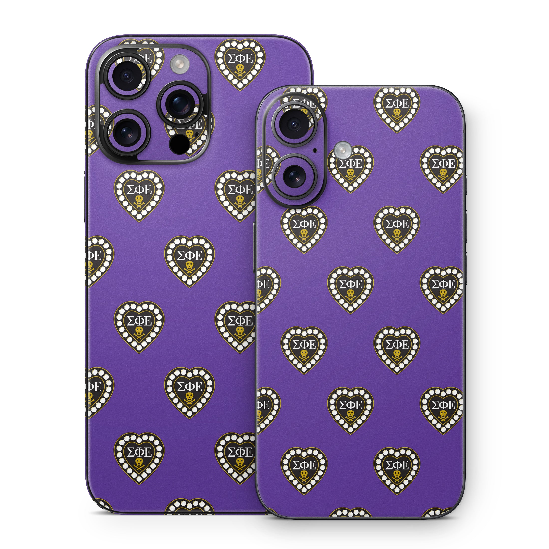 Sigma Phi Epsilon Badge Pattern Purple - Apple iPhone 16 Skin