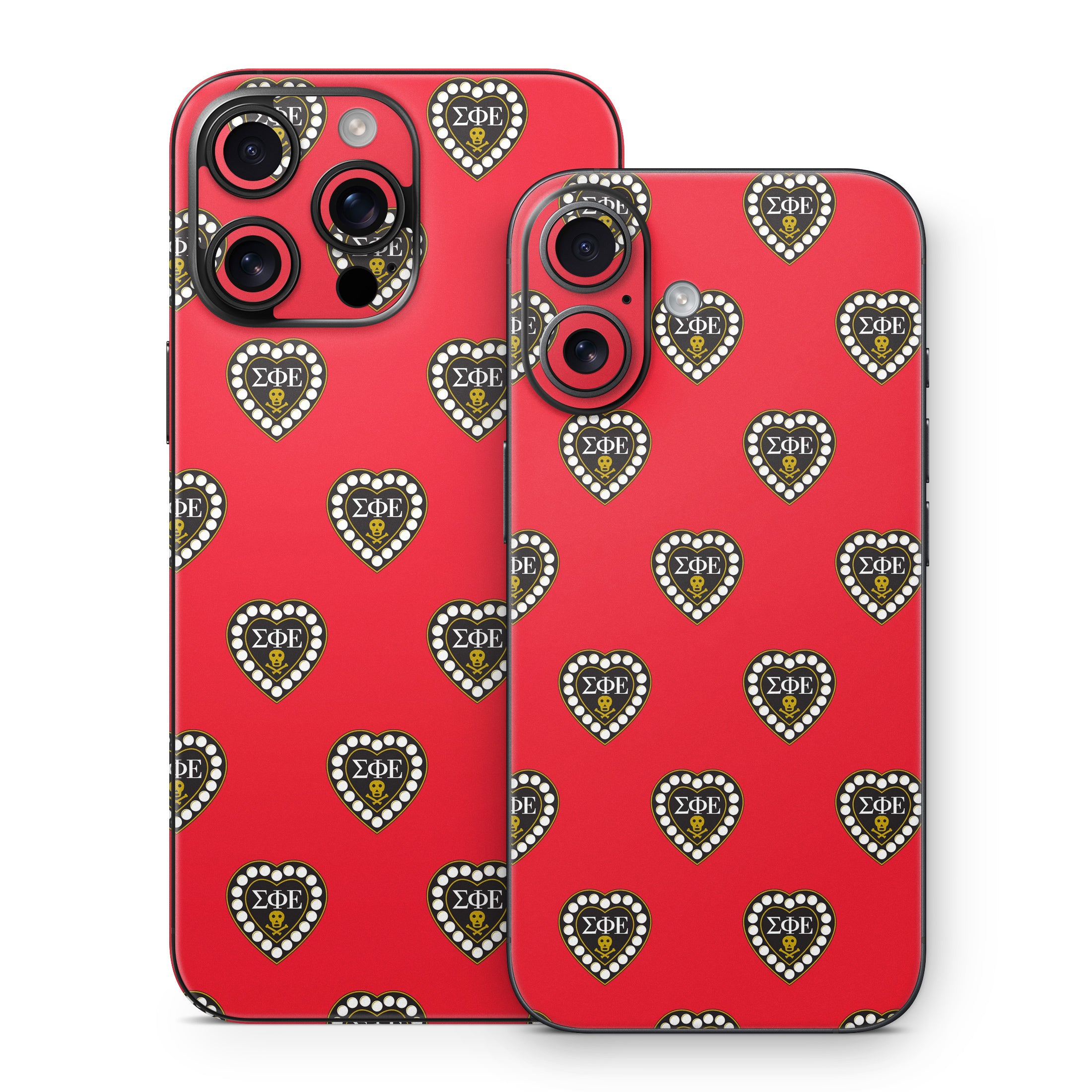 Sigma Phi Epsilon Badge Pattern Red - Apple iPhone 16 Skin