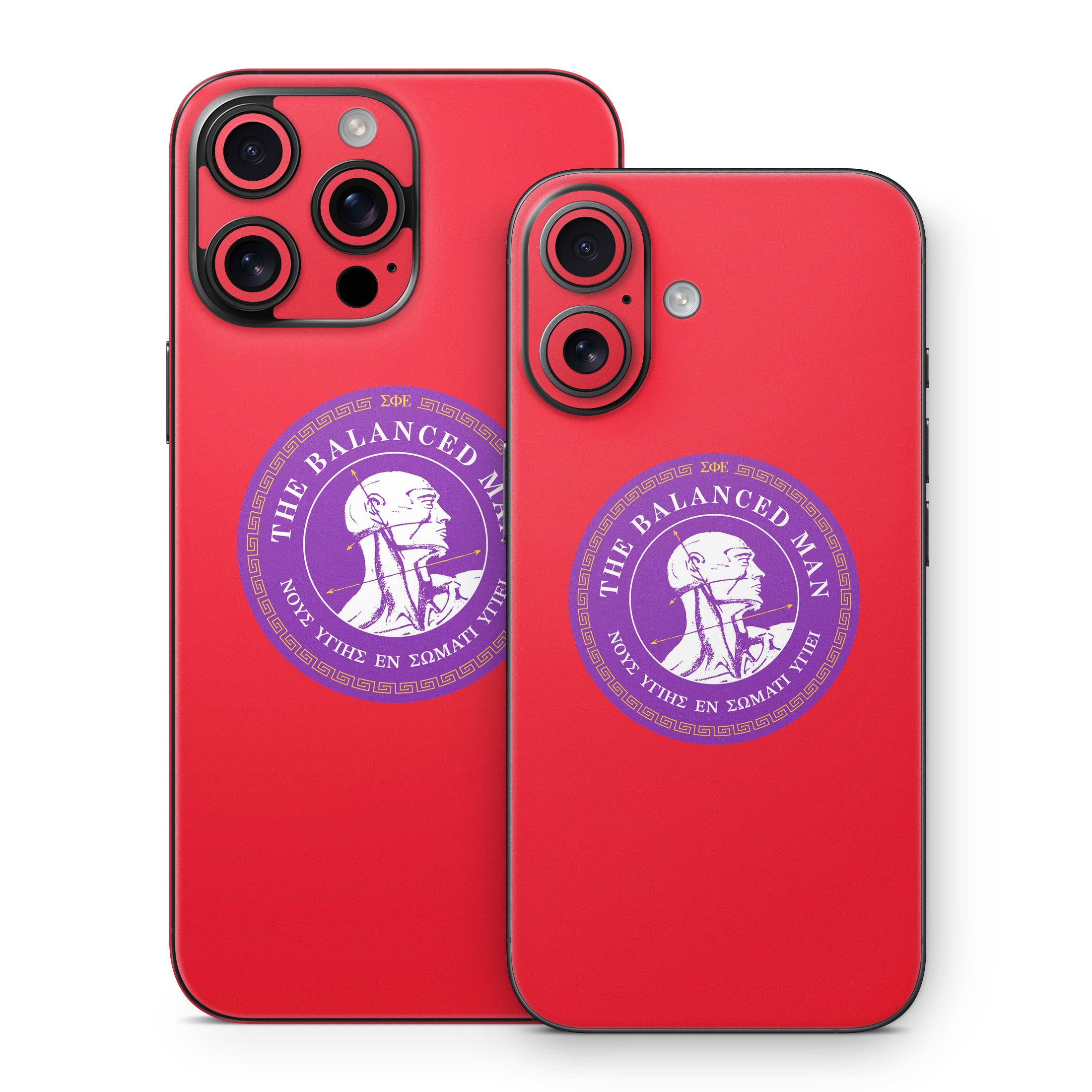 Sigma Phi Epsilon Balanced Man Red - Apple iPhone 16 Skin