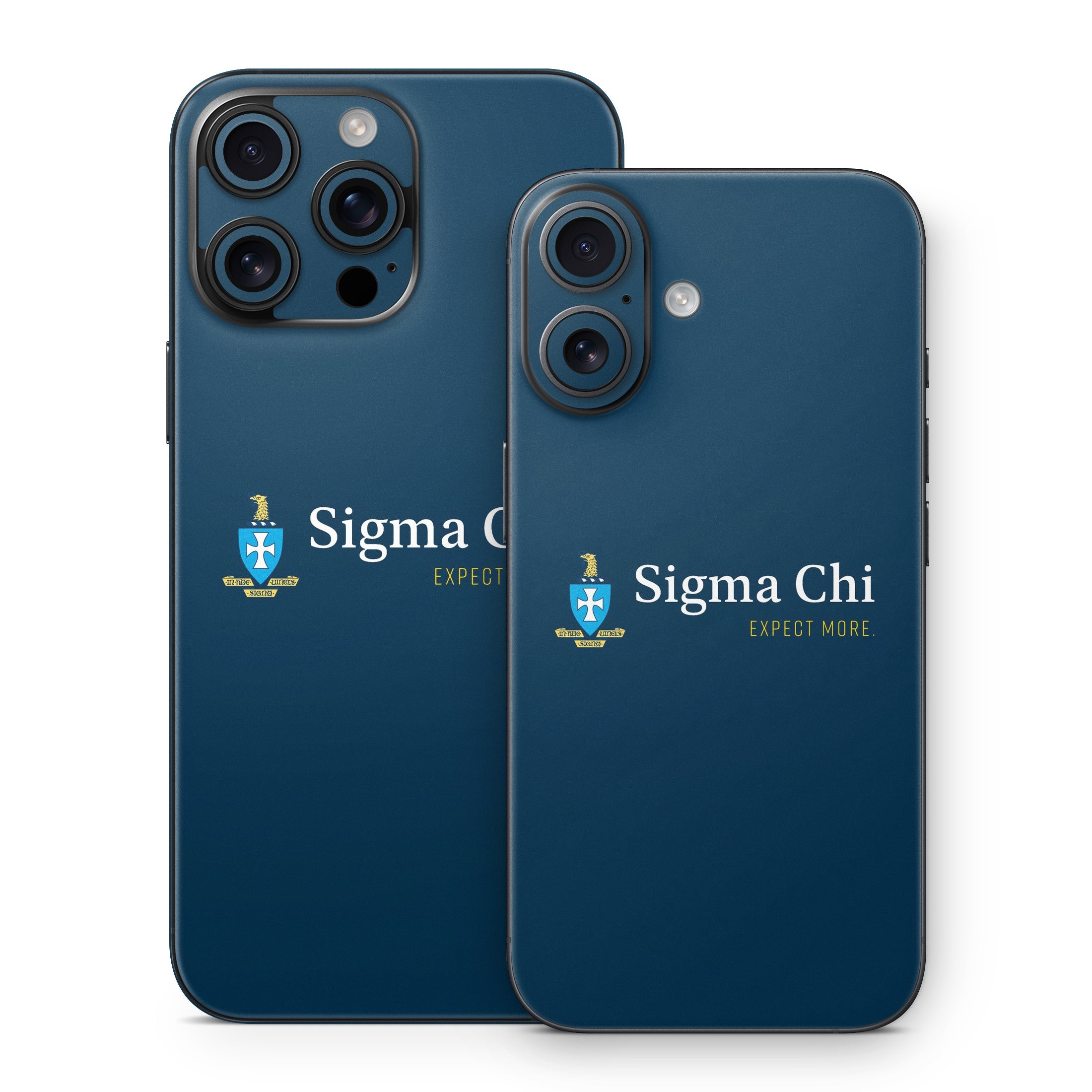 Sigma Chi Logo Navy - Apple iPhone 16 Skin