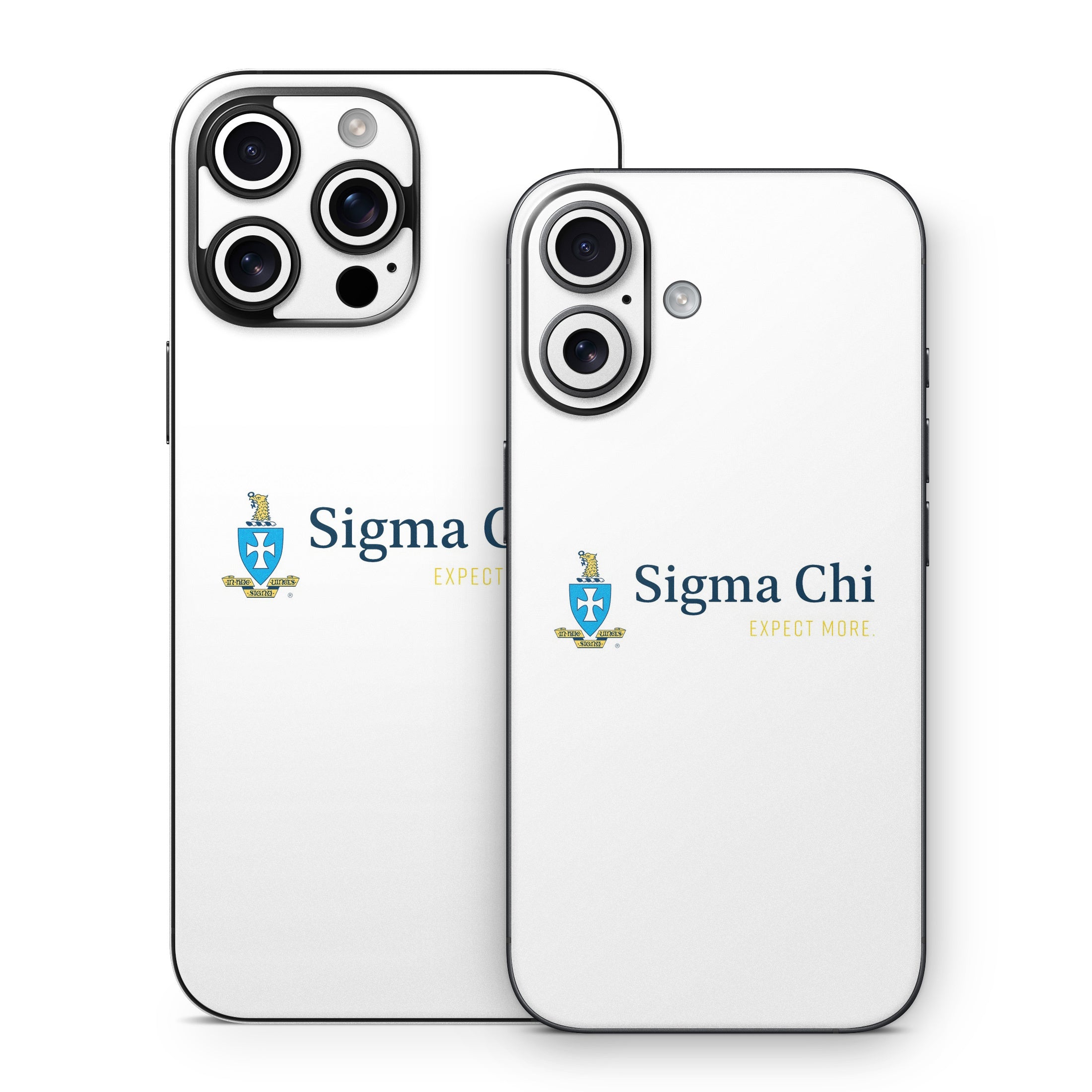Sigma Chi Logo White - Apple iPhone 16 Skin