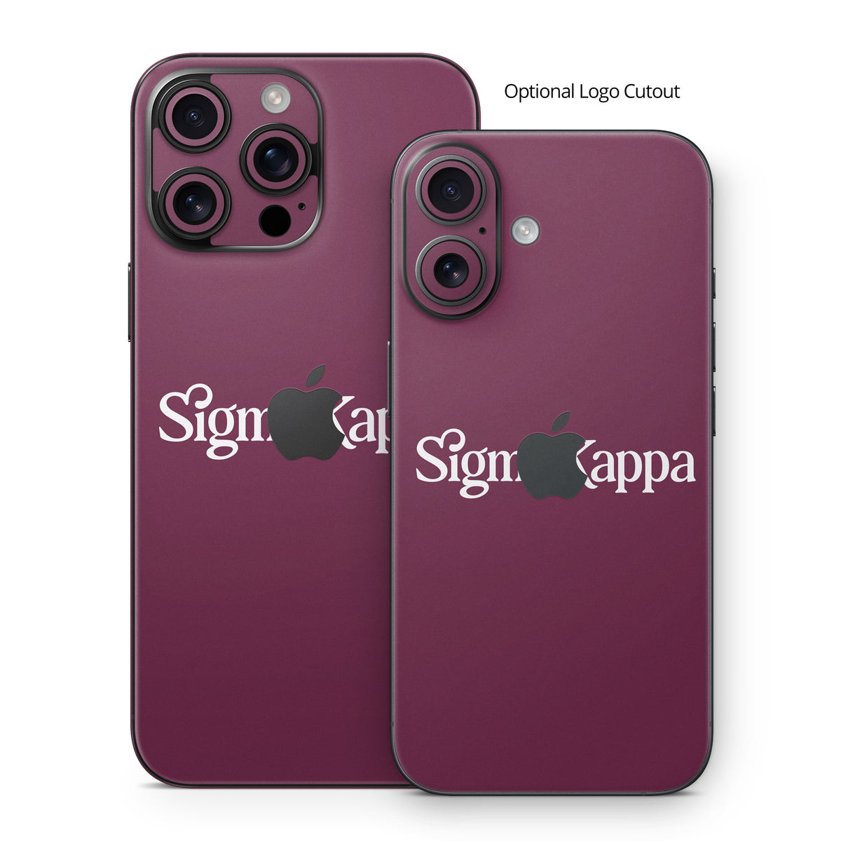 Sigma Kappa Primary Logo Dove Love on Mary Maroon - Apple iPhone 16 Skin
