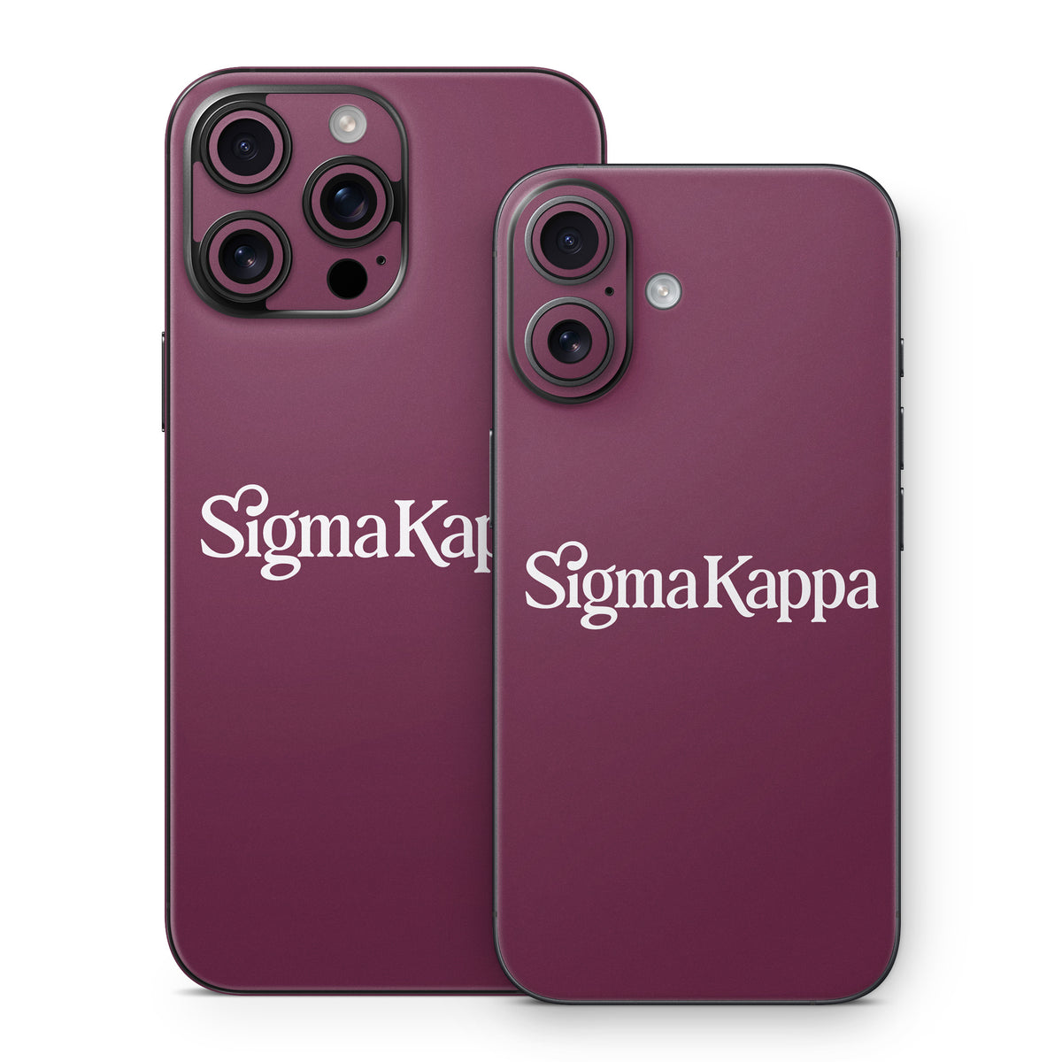 Sigma Kappa Primary Logo Dove Love on Mary Maroon - Apple iPhone 16 Skin