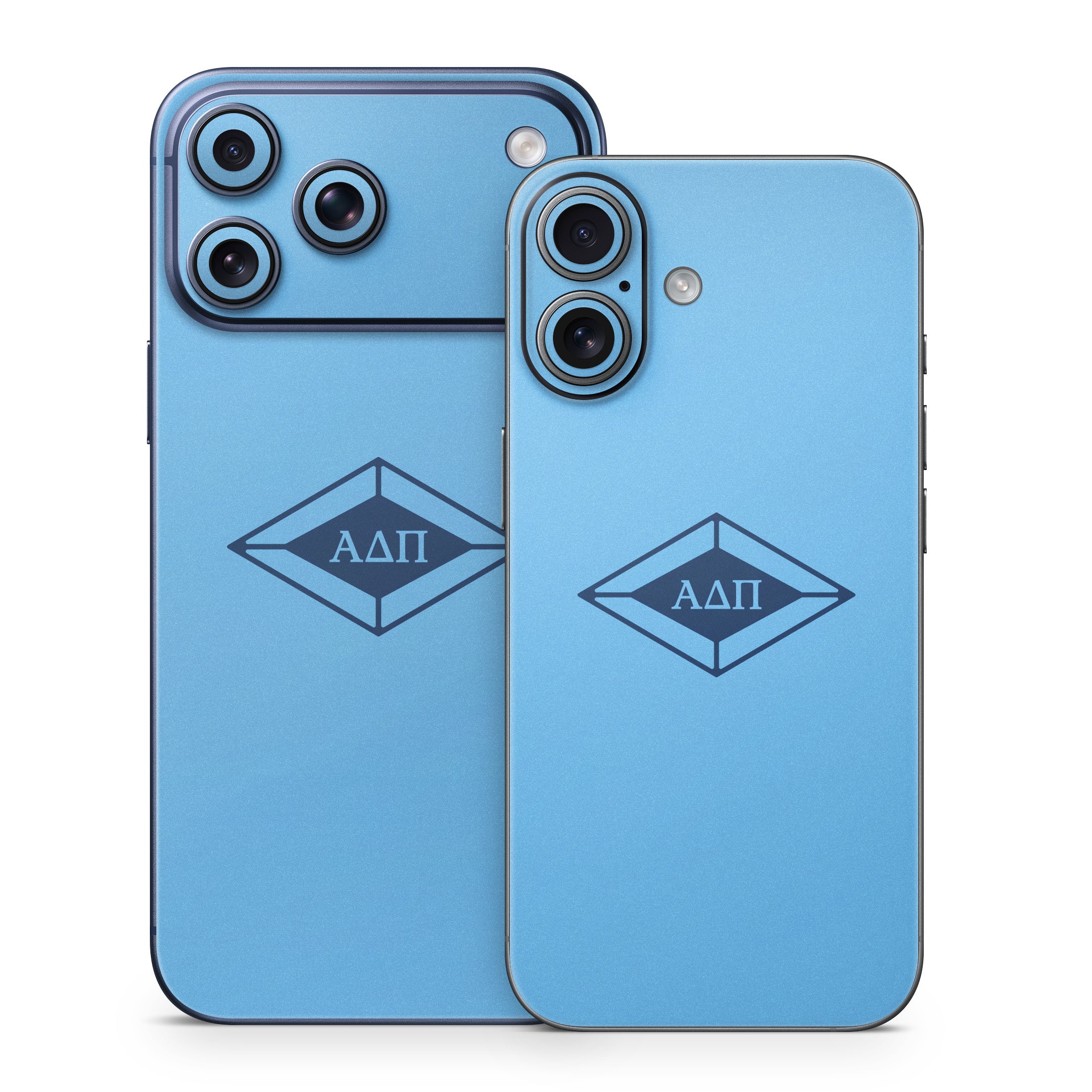 Alpha Delta Pi Diamond Letters Adelphean Blue - Apple iPhone 17 Skin