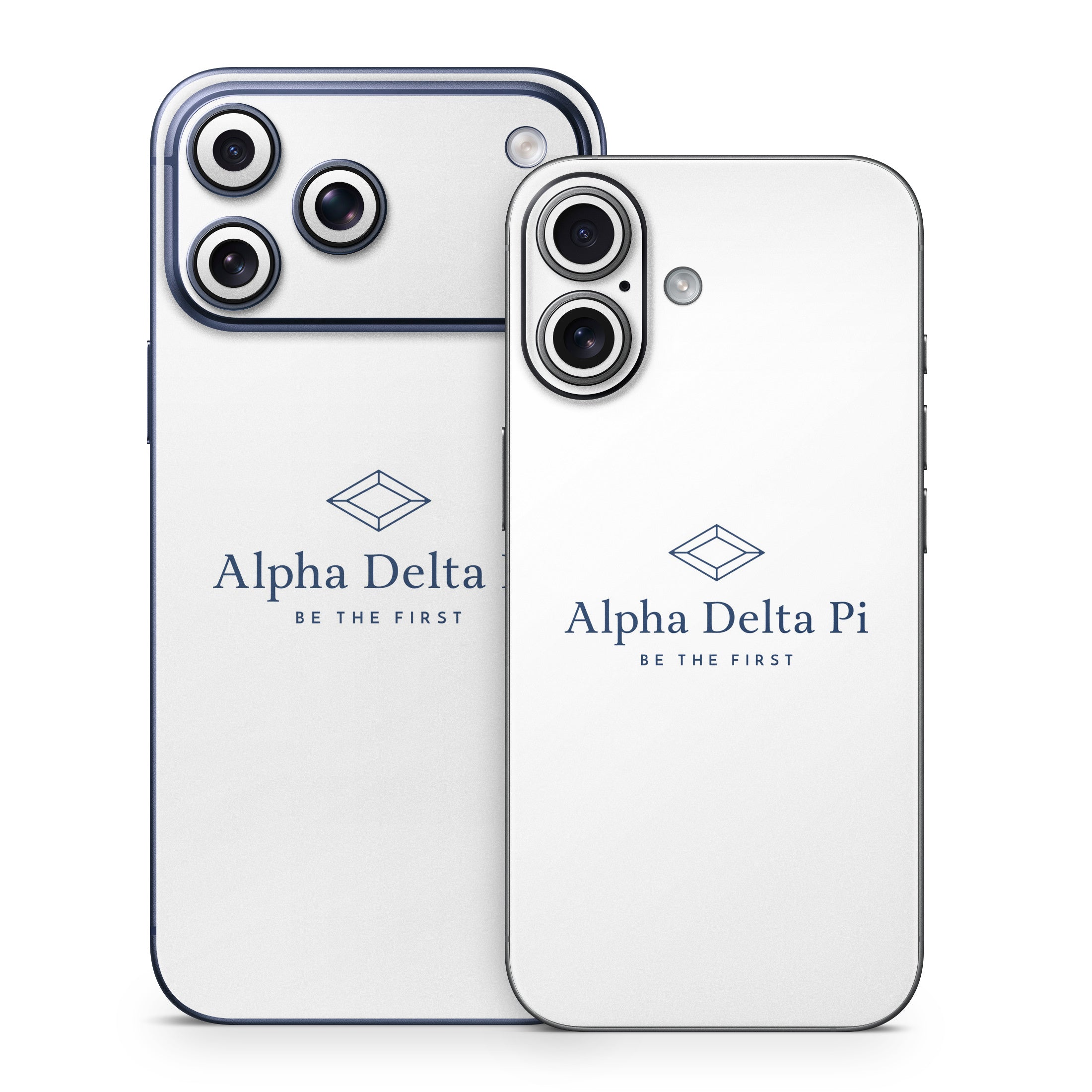 Alpha Delta Pi Primary Logo White - Apple iPhone 17 Skin
