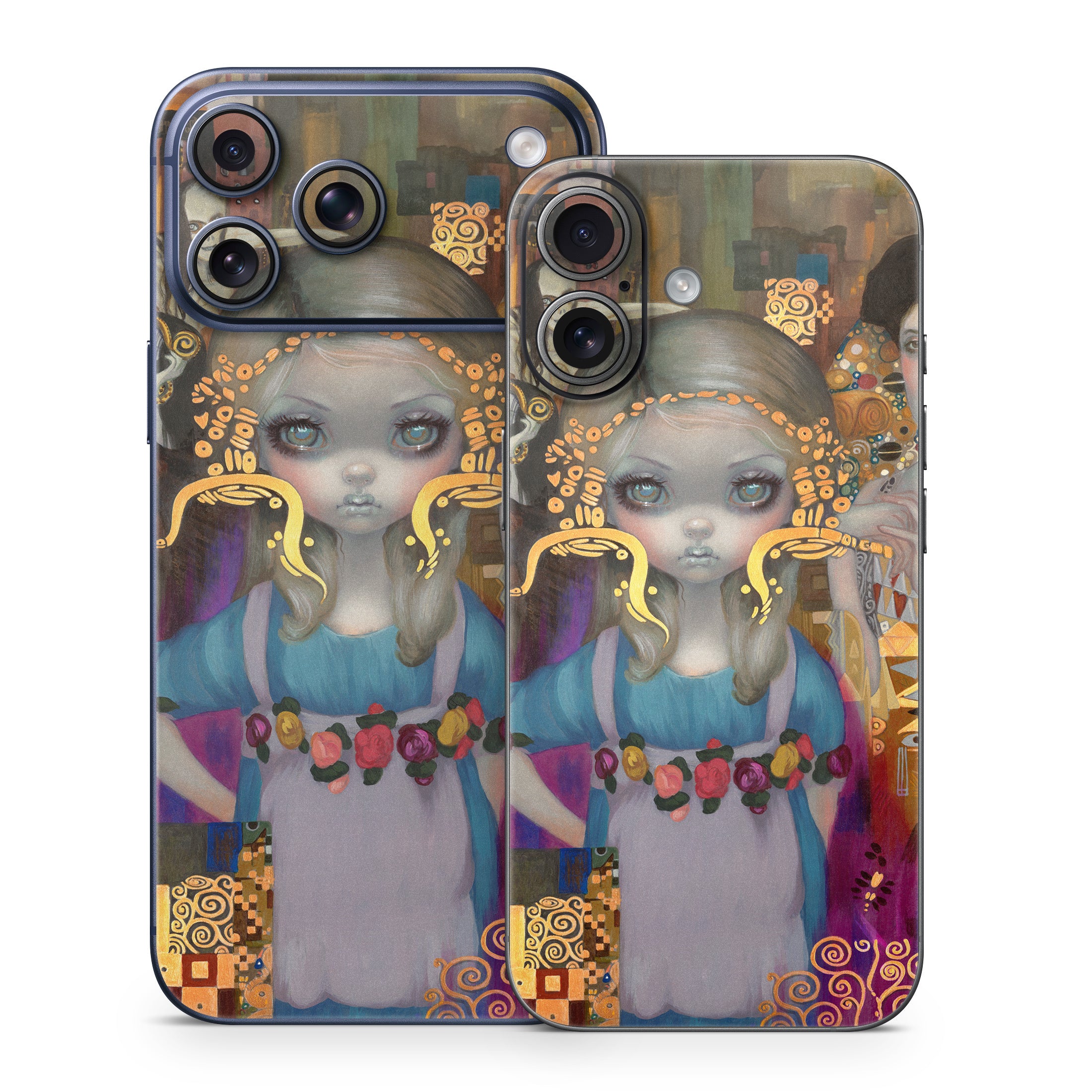 Alice in a Klimt Dream - Apple iPhone 17 Skin