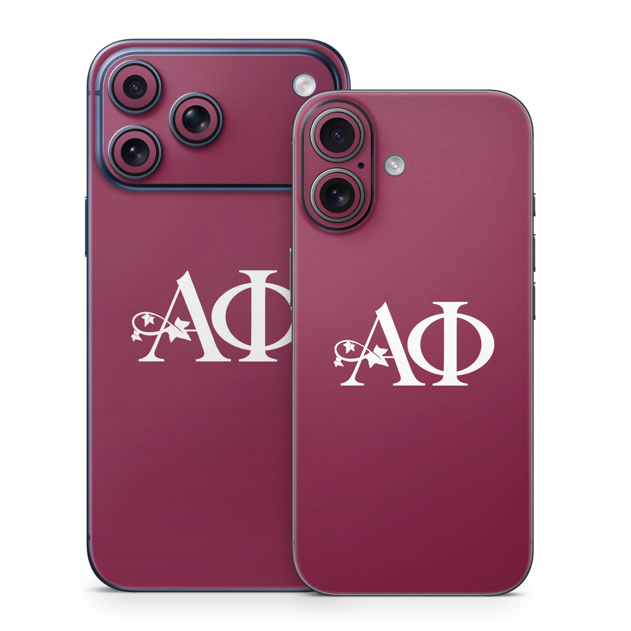 Alpha Phi Greek Letters Bordeaux - Apple iPhone 17 Skin