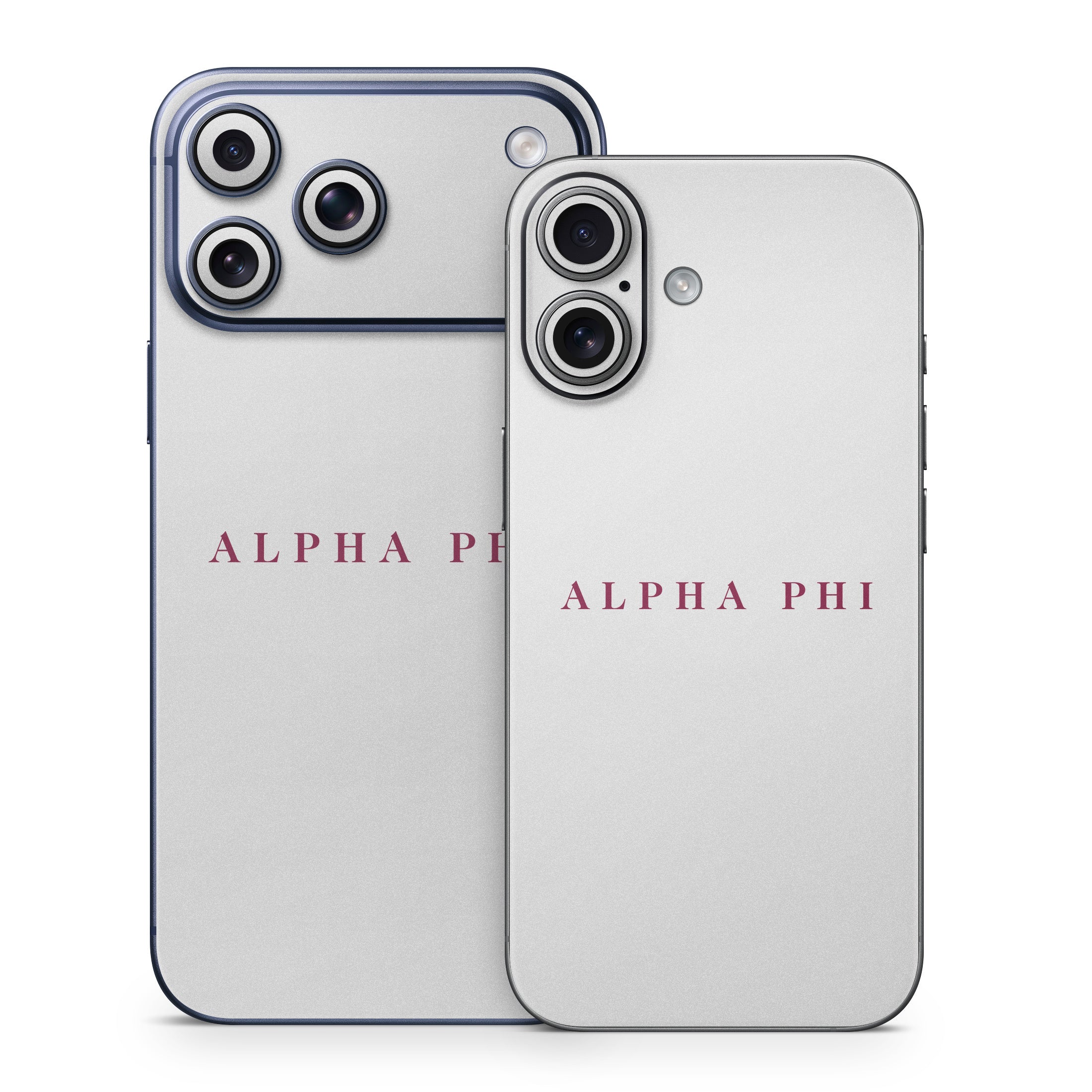 Alpha Phi Wordmark Silver - Apple iPhone 17 Skin