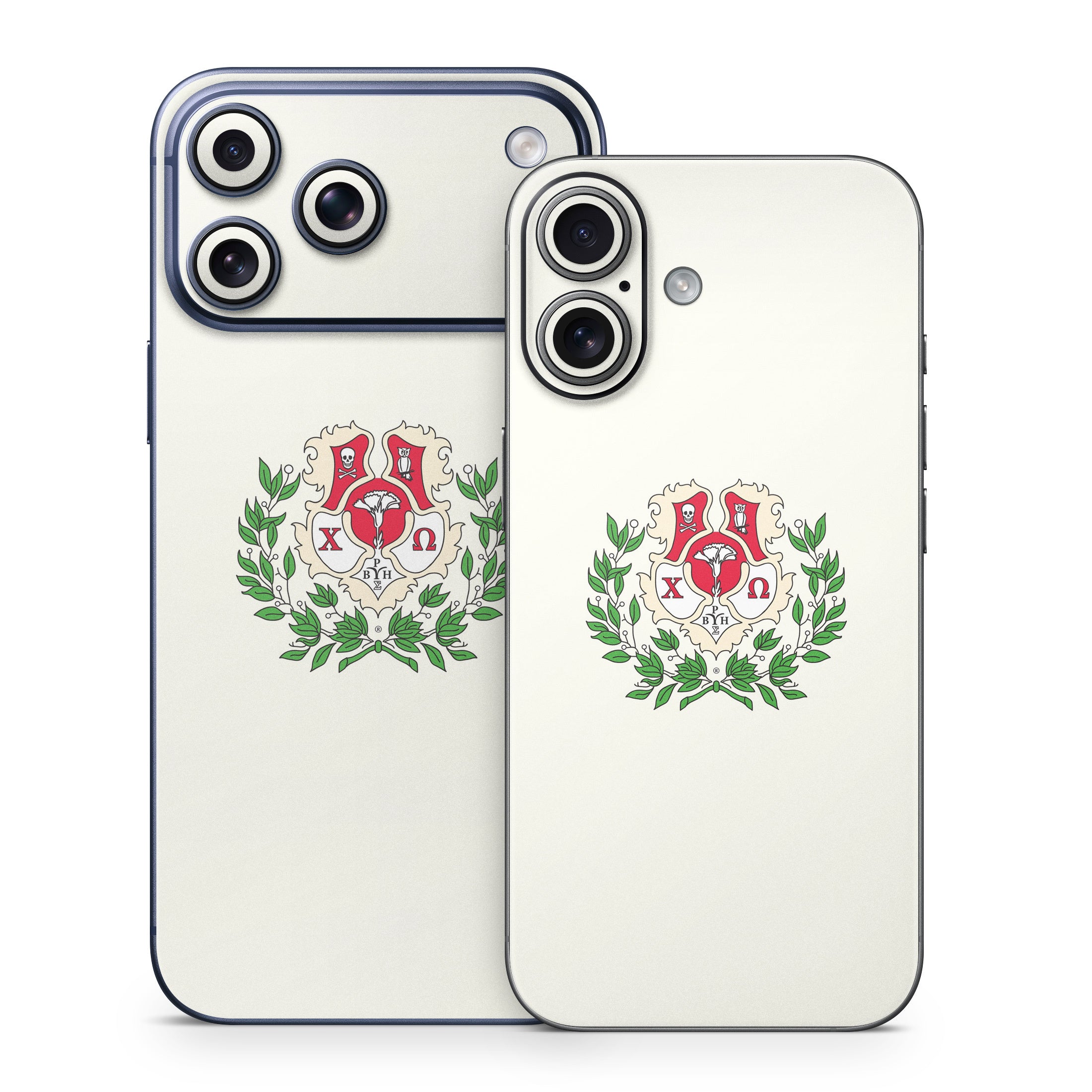 Chi Omega Crest Cream - Apple iPhone 17 Skin