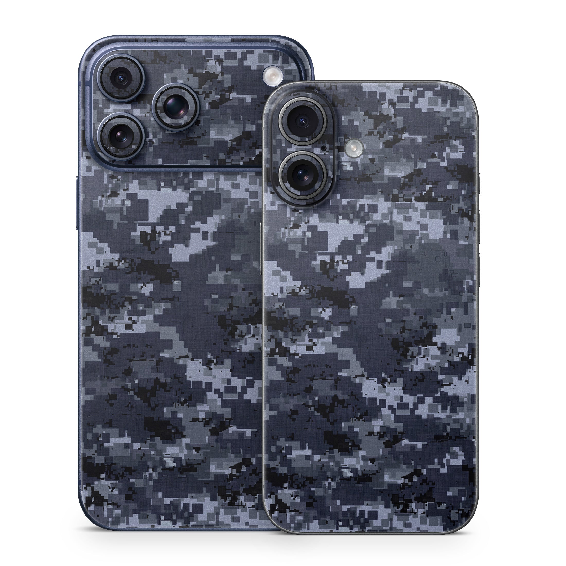 Digital Navy Camo - Apple iPhone 17 Skin