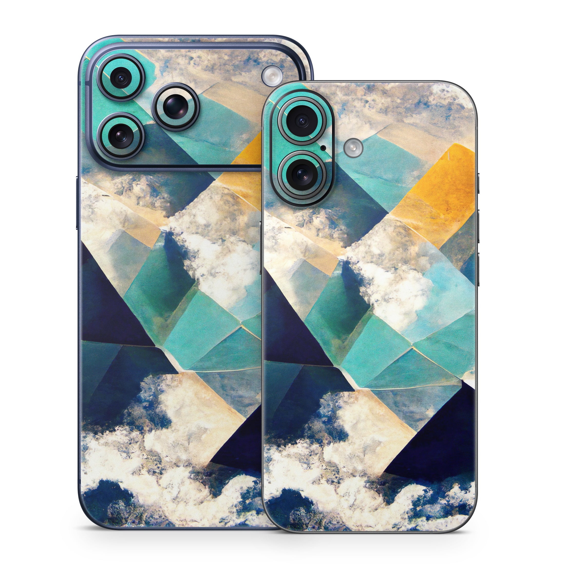 Gold Clouds - Apple iPhone 17 Skin