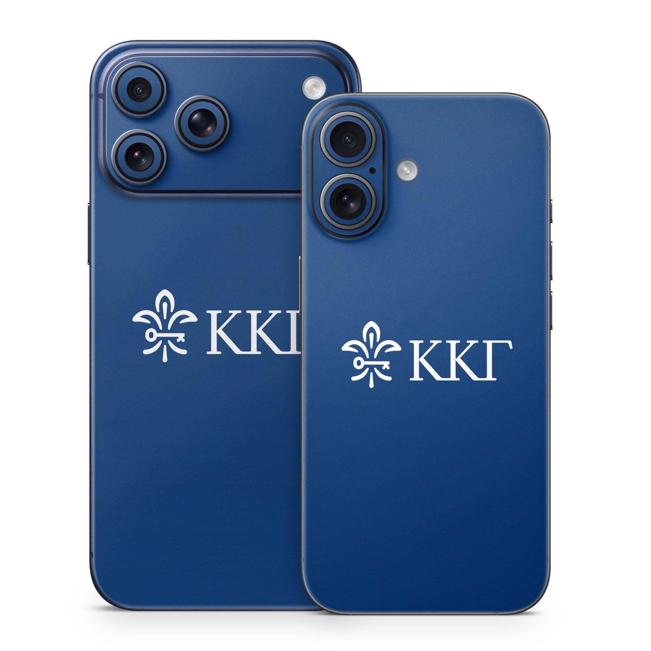 Kappa Kappa Gamma Letterkey Horizontal Kappa Blue - Apple iPhone 17 Skin