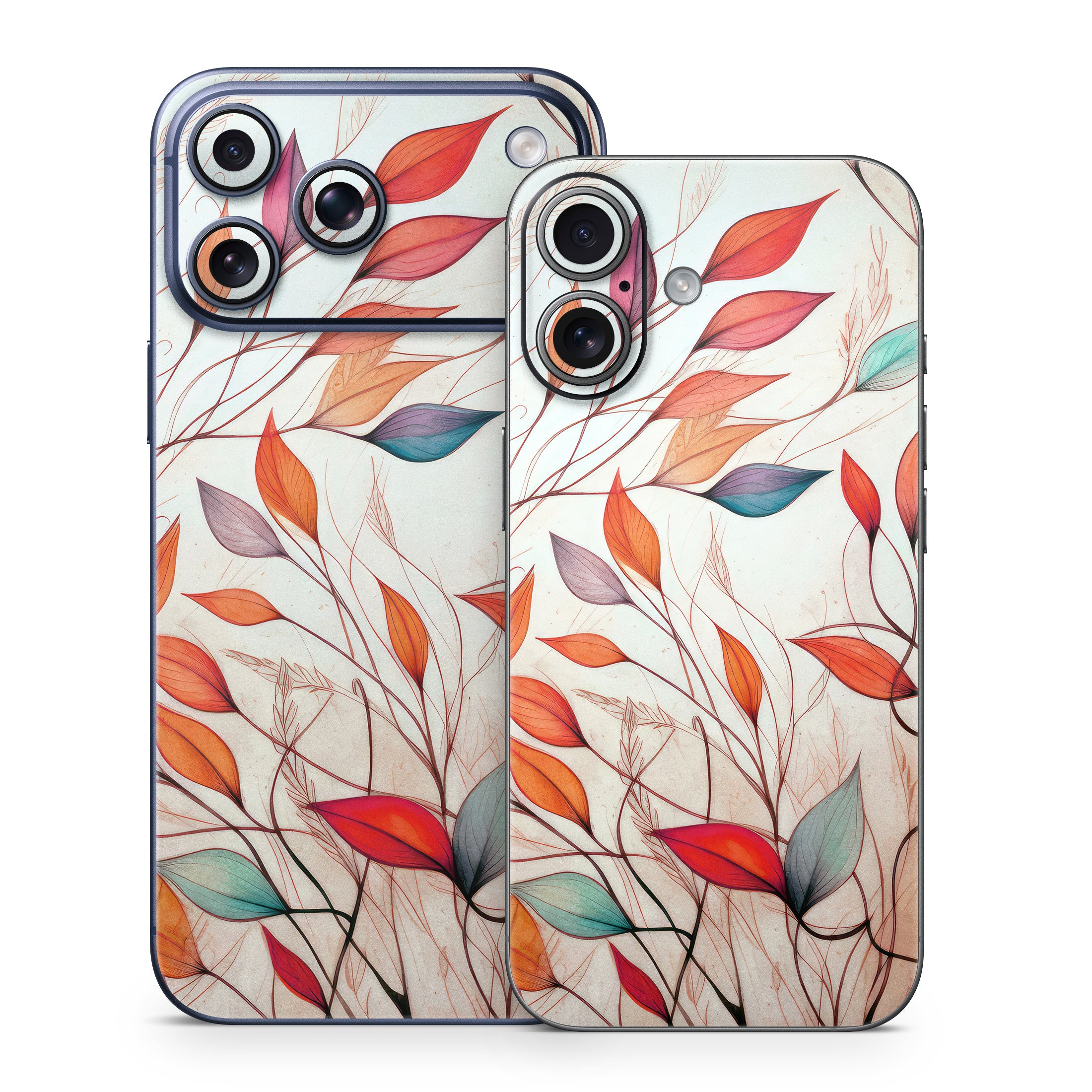 Leaf Sketches - Apple iPhone 17 Skin