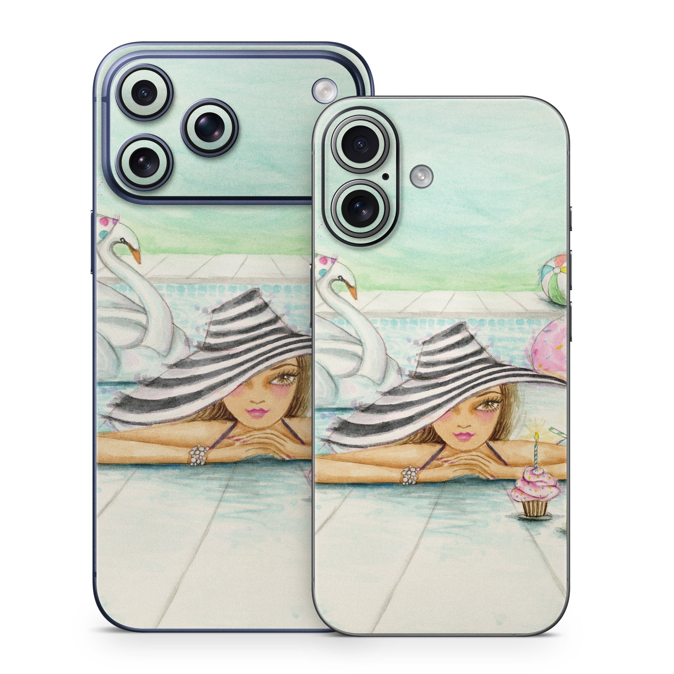 Delphine at the Pool Party - Apple iPhone 17 Skin