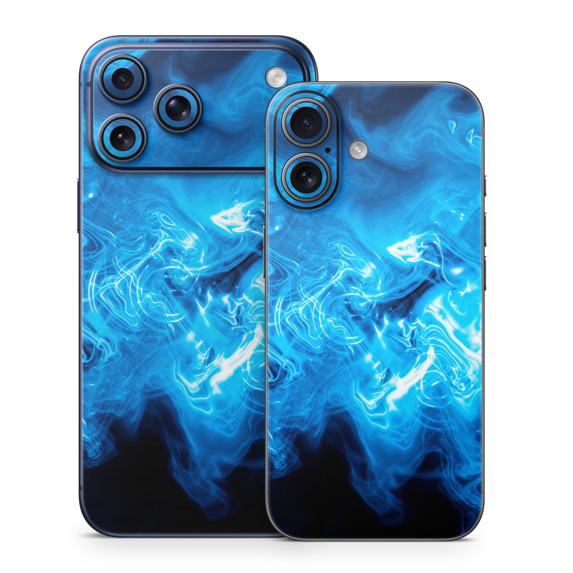Blue Quantum Waves - Apple iPhone 17 Skin