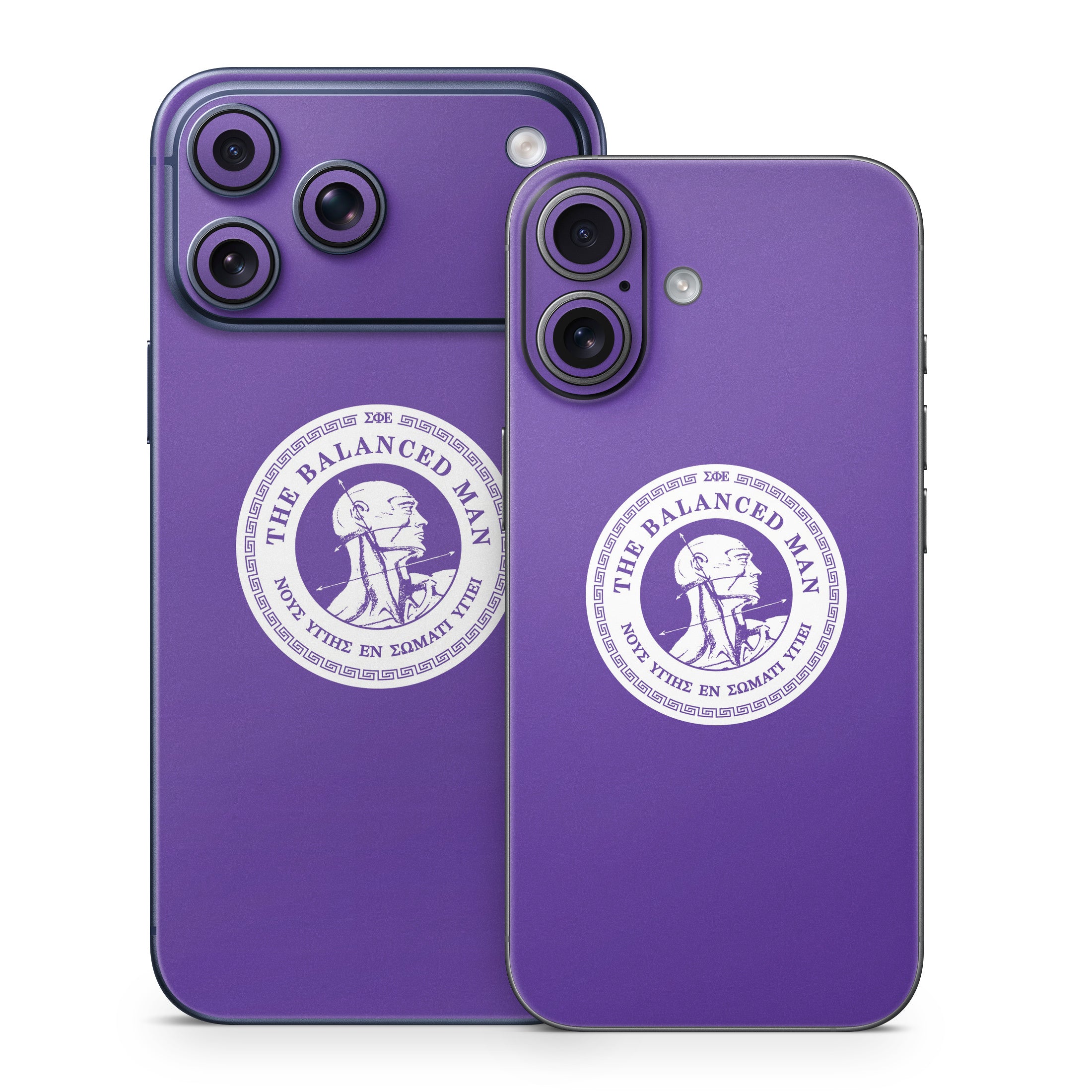 Sigma Phi Epsilon Balanced Man Purple - Apple iPhone 17 Skin