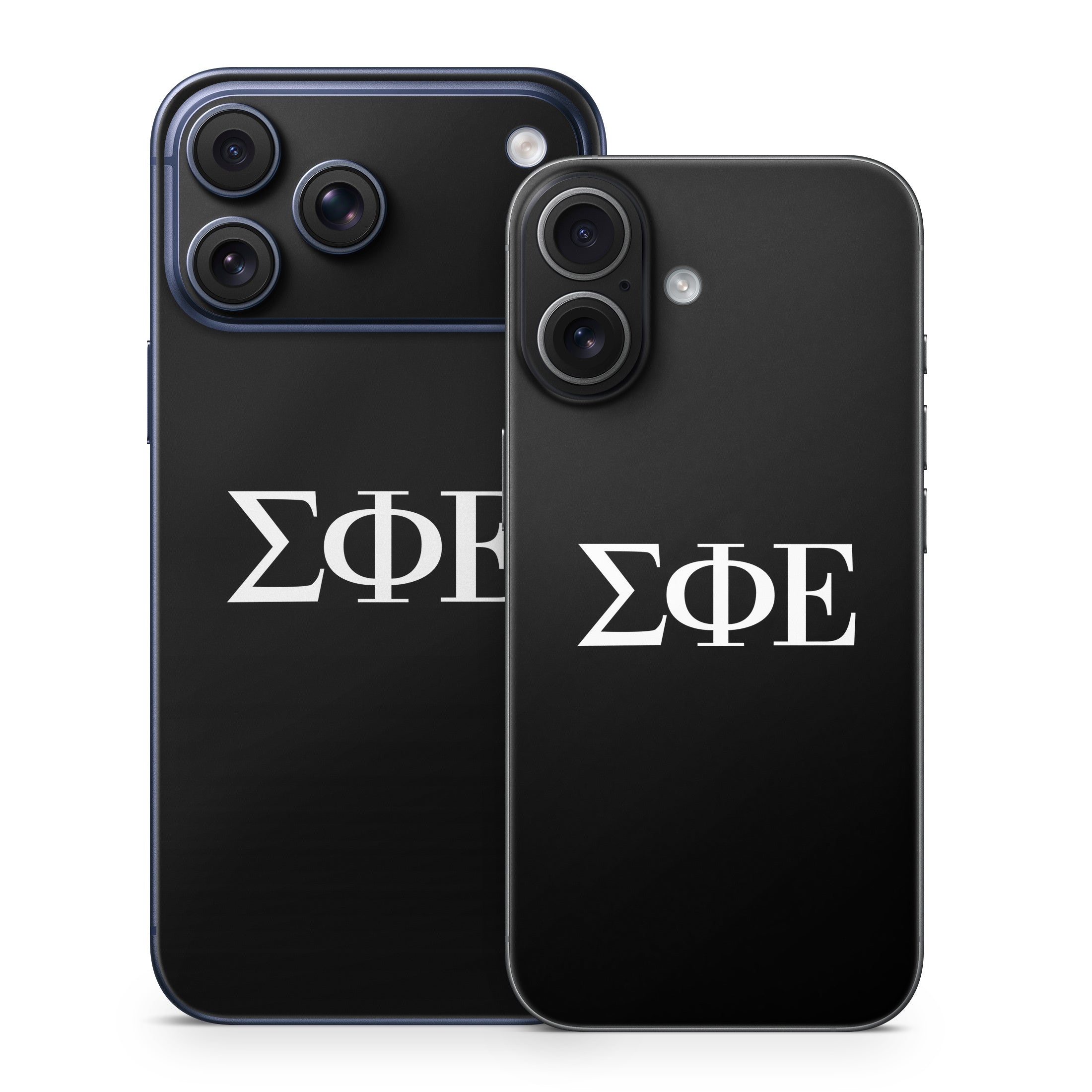 Sigma Phi Epsilon Greek Letters Black - Apple iPhone 17 Skin