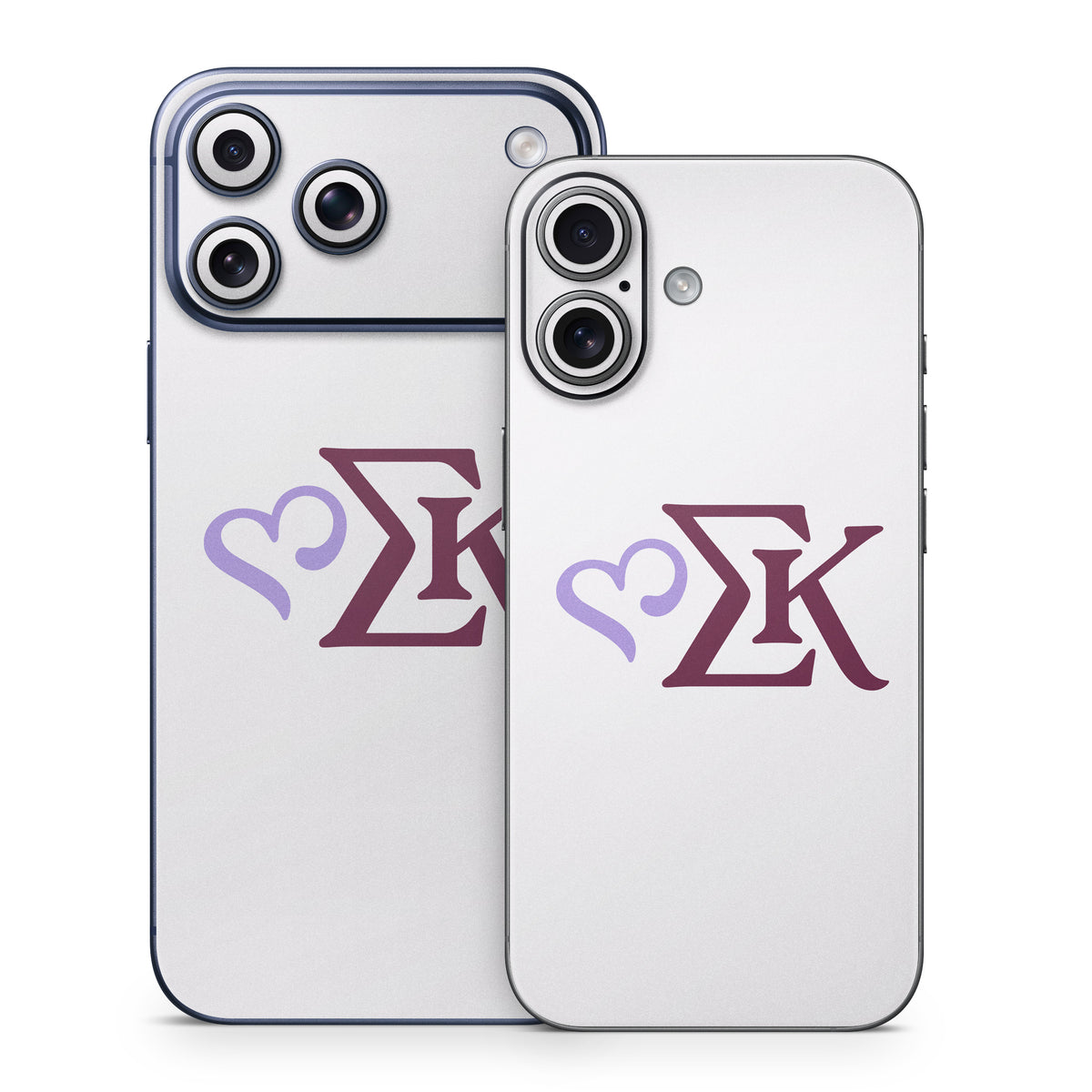 Sigma Kappa Greek Letters Two Color on Dove Love - Apple iPhone 17 Skin