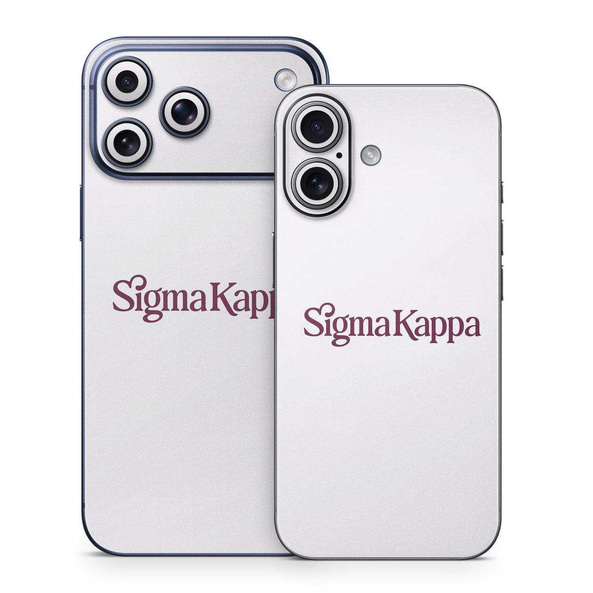 Sigma Kappa Primary Logo Mary Maroon on Dove Love - Apple iPhone 17 Skin