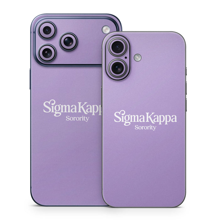 Sigma Kappa Sorority Logo Dove Love on Legacy Lavender - Apple iPhone