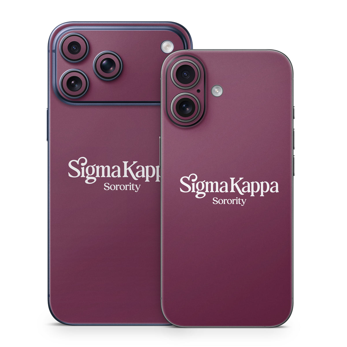 Sigma Kappa Sorority Logo Dove Love on Mary Maroon - Apple iPhone 17 Skin